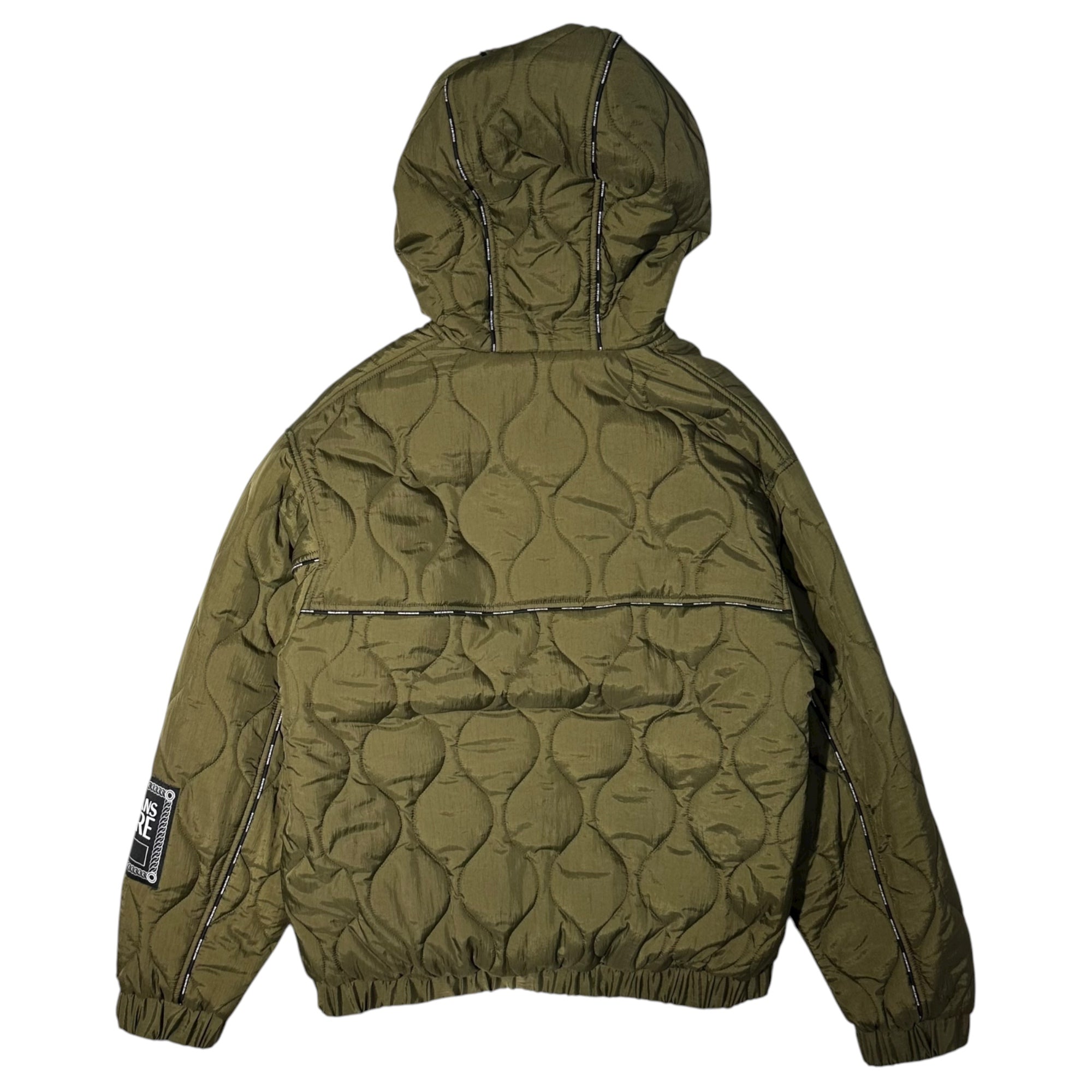 VERSACE JEANS COUTURE(ヴェルサーチジーンズ) Military Liner Sampling Toggle Button Jacket ミリタリー ライナー サンプリング トグル ボタン ジャケット 48(M程度) カーキ