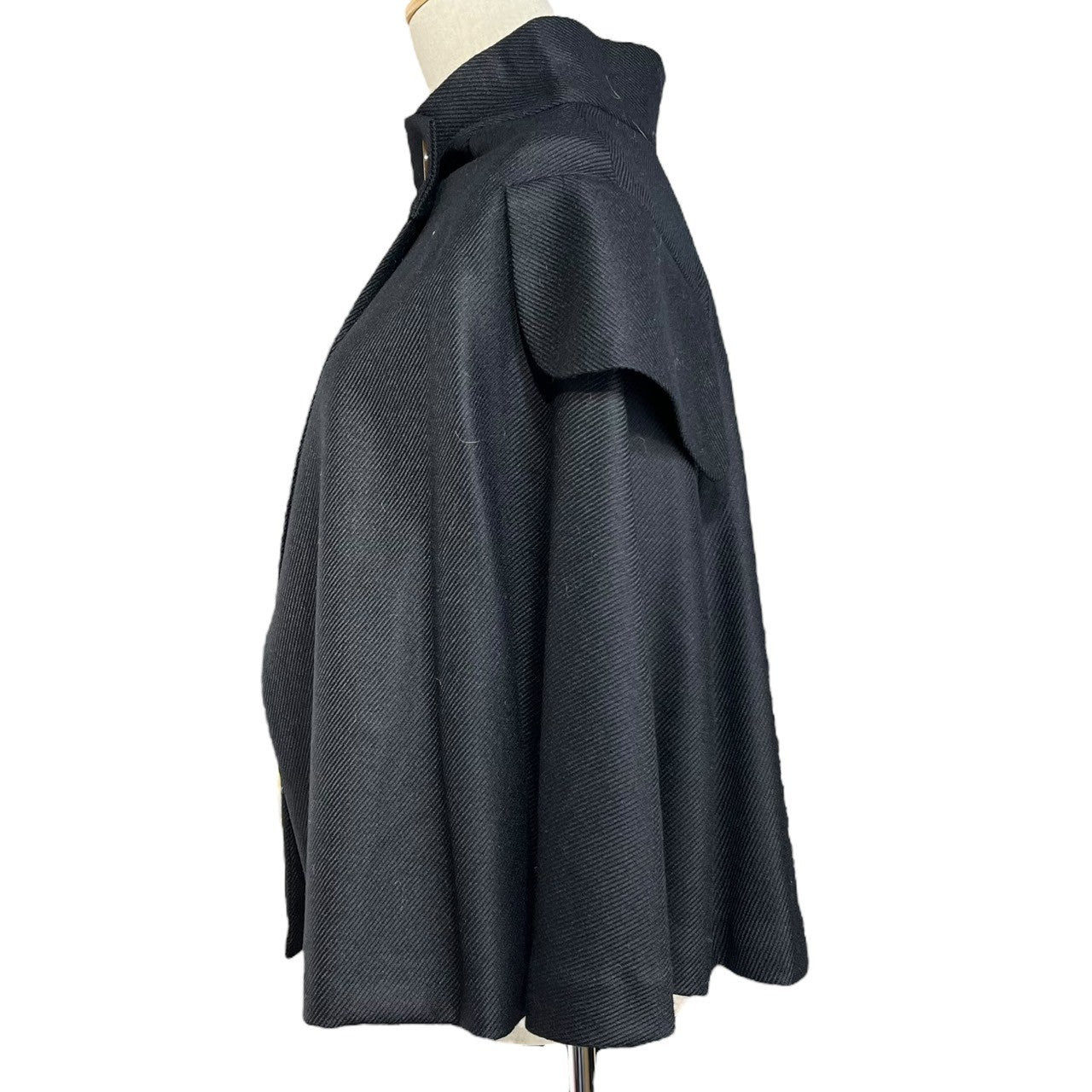 Vivienne Westwood RED LABEL(ヴィヴィアンウエストウッドレッドレーベル) 00's 2WAY orb button wool poncho wrap skirt ウール オーブ ロゴ ボタン ポンチョ ラップ スカート 357-01-25011 2(M程度) ブラック