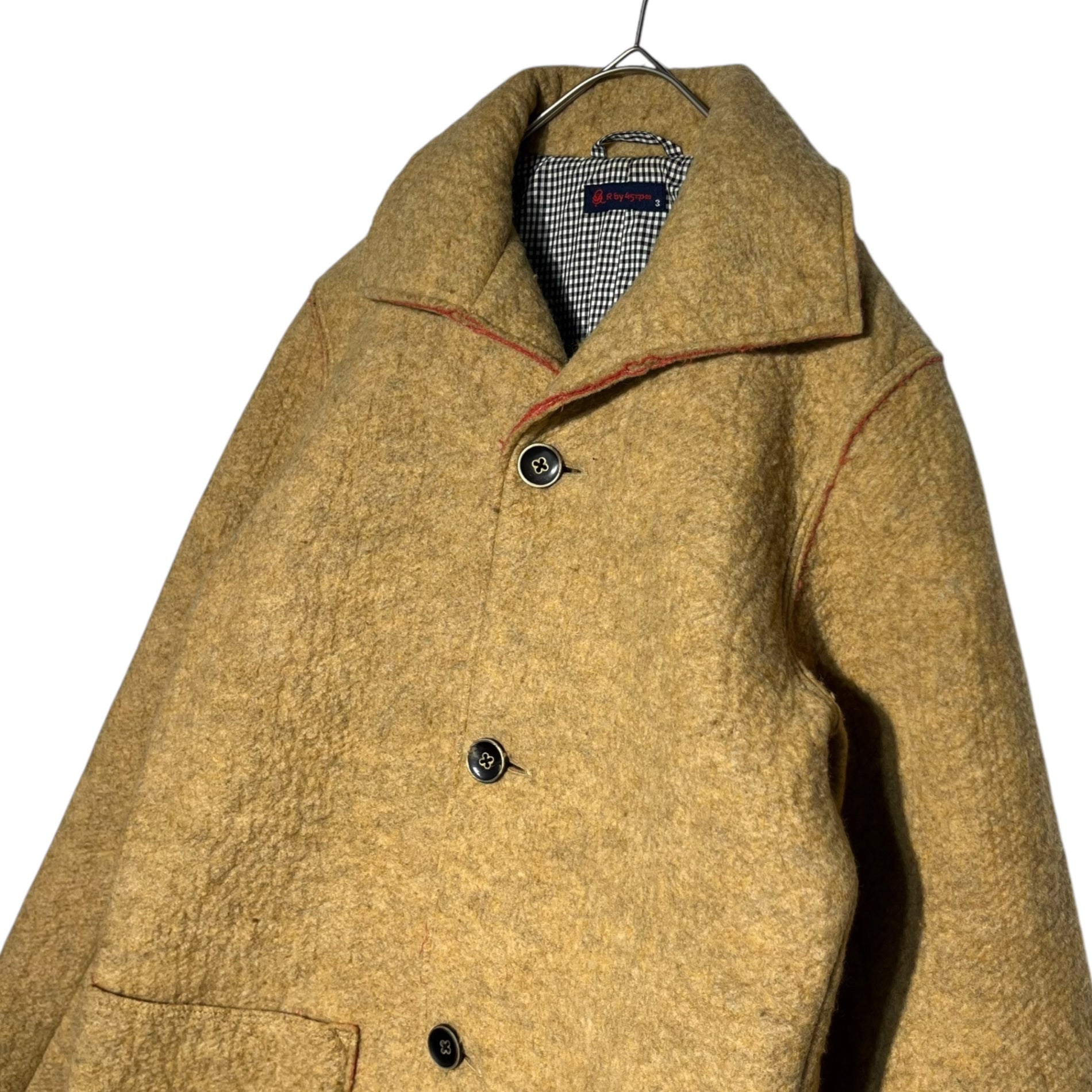 R by 45rpm(アールバイフォーティファイブアールピーエム) Wool felt chester coat ウール フェルト チェスター コート  3 ベージュ