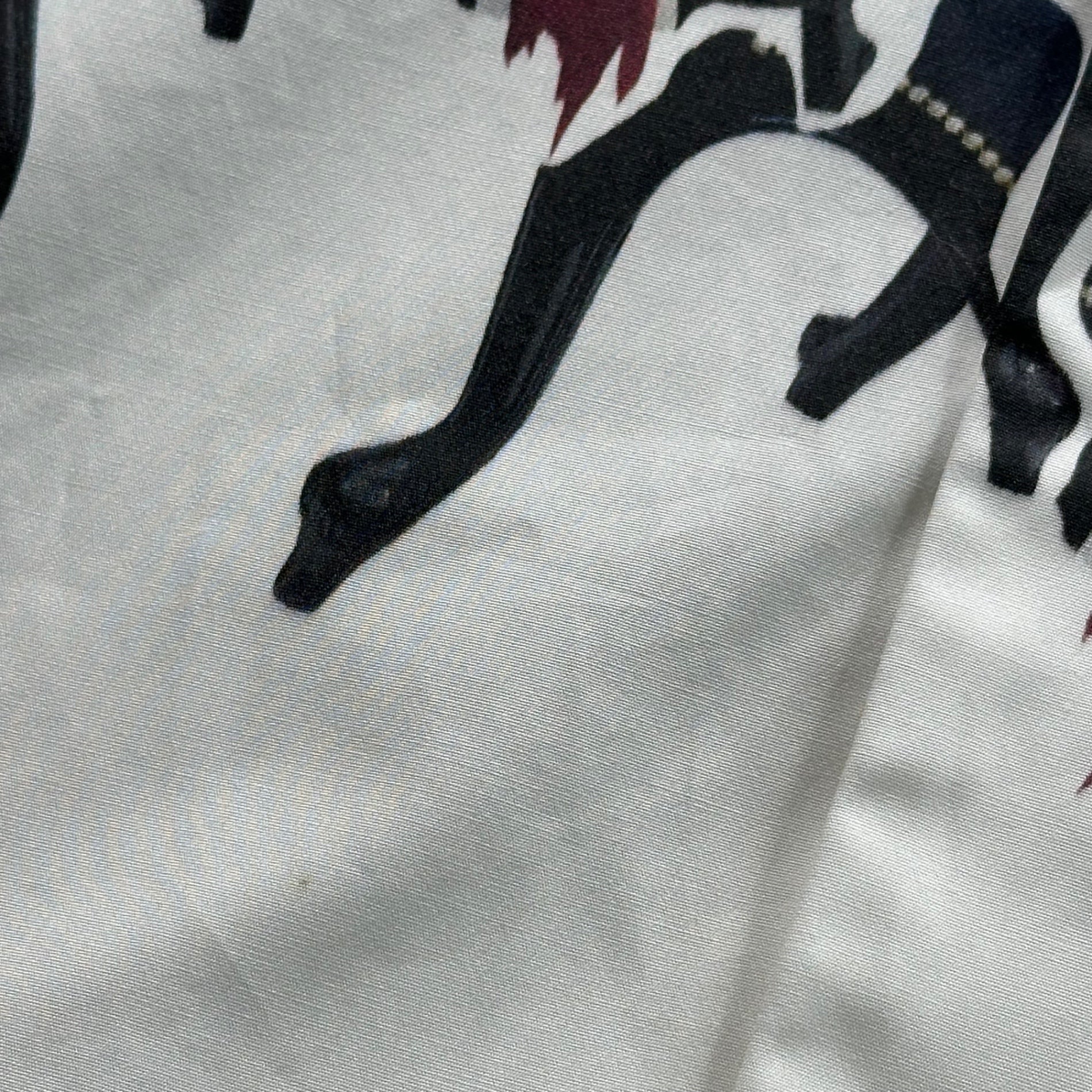 COMME des GARCONS JUNYA WATANABE(コムデギャルソンジュンヤワタナベ) 17AW Union Jack Print Oversized Shirt ユニオンジャック プリント オーバーサイズ シャツ JT-B013 XS ホワイト AD2017 男性着用可能