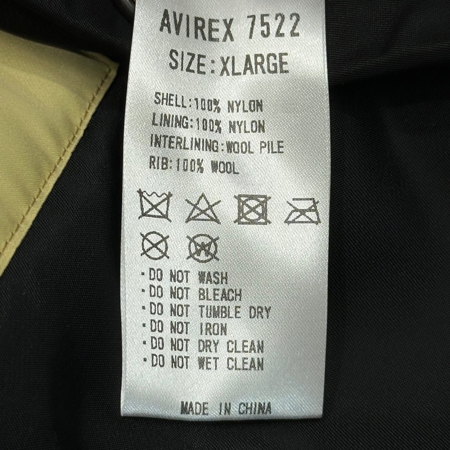 AVIREX7522(アヴィレックスナナゴーニーニー) COMOLI Exclusive Line