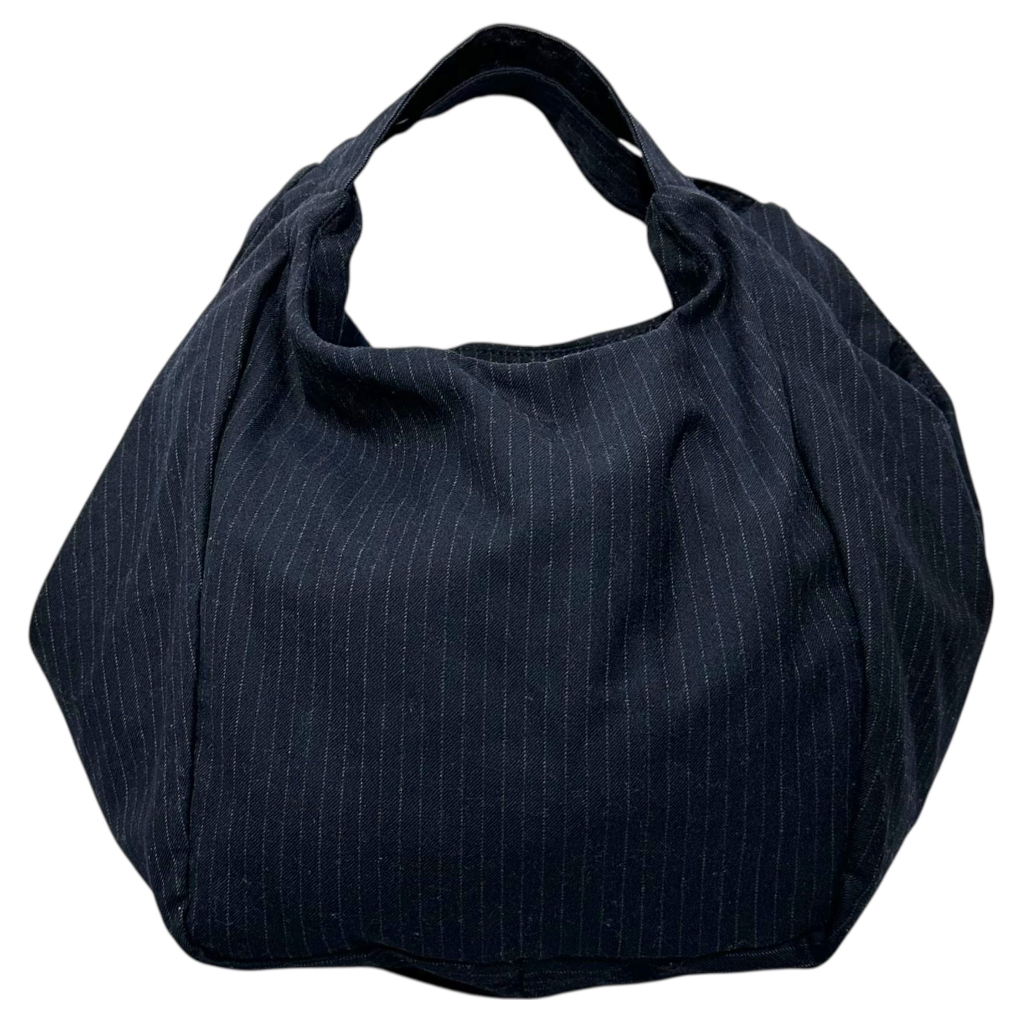 tricot COMME des GARCONS(トリココムデギャルソン) Striped Wool Tote Bag ストライプ ウール トート バッグ TR-K 206 ネイビー