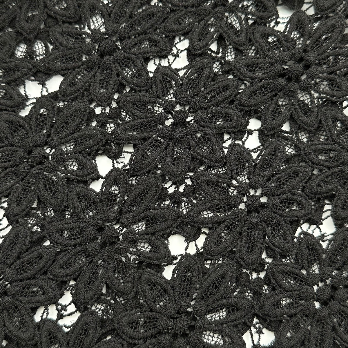 COMME des GARCONS(コムデギャルソン) 1996SS Dye-in-the-Yarn Flower Lace L/S Pullover Cut-and-Sewn Top 製品染め フラワーレース プルオーバー 長袖 カットソー GT-040140 FREE ブラック AD1995 90s アーカイブ 稀少