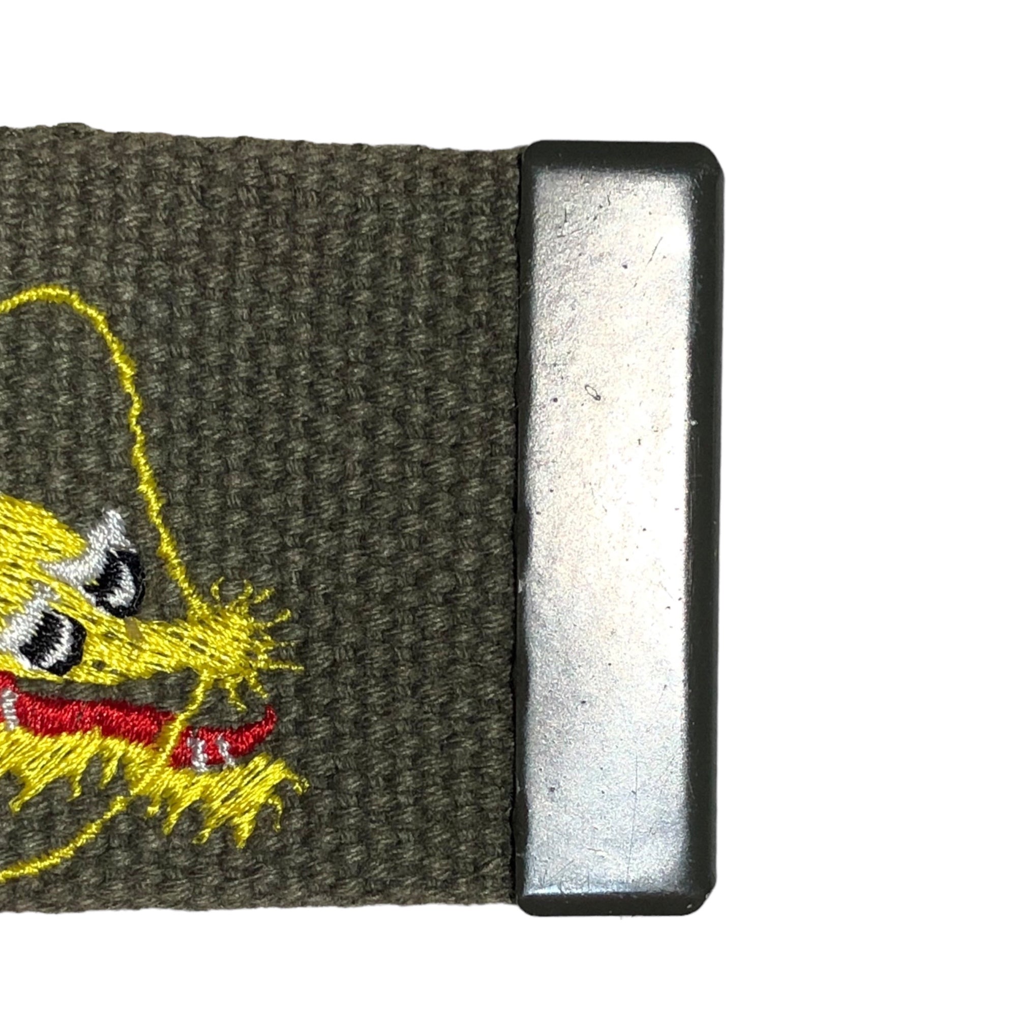 POLO RALPH LAUREN(ポロラルフローレン) military garter belt ミリタリー ガチャ ベルト  カーキ 龍 刺繍