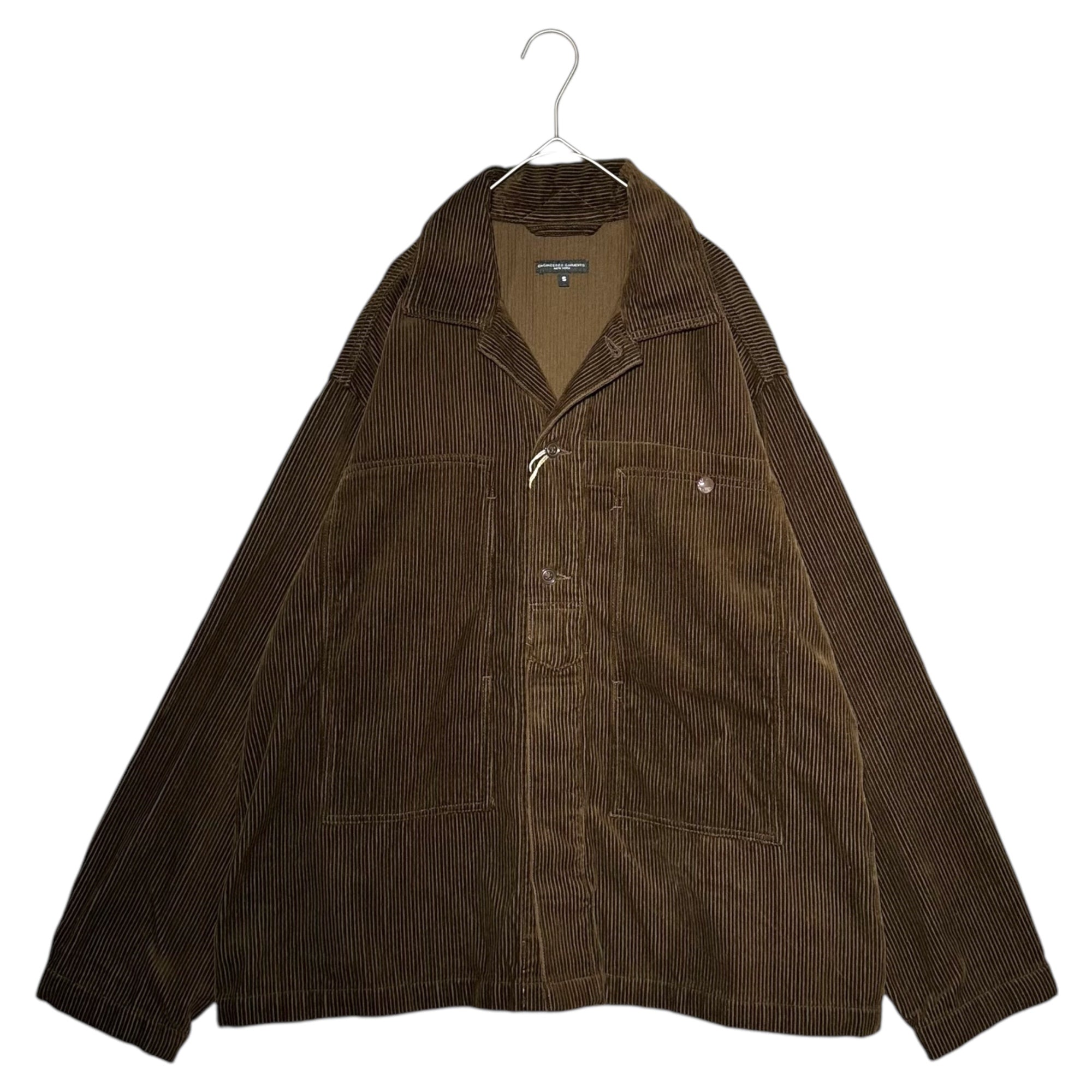 Engineered Garments(エンジニアードガーメンツ) for NEPENTHES Fatigue Shirt-8W Corduroy ネペンテス限定 コーデュロイ ファティーグ シャツ ジャケット S ブラウン