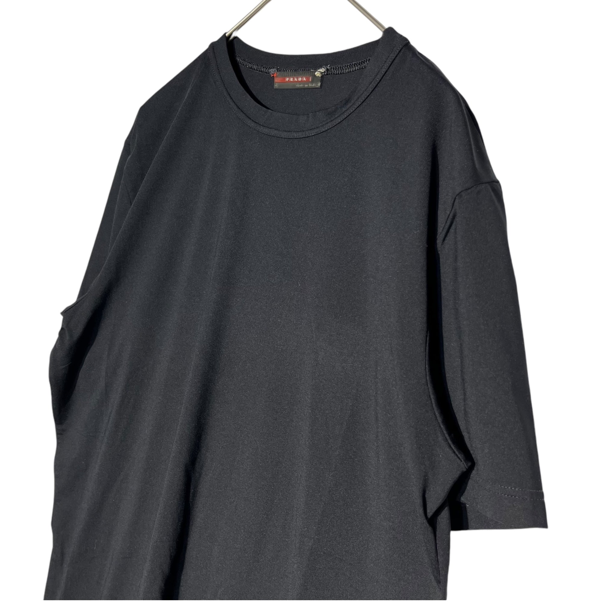 PRADA SPORT(プラダスポーツ) stretch back pocket t-shirt ストレッチ バックポケット Tシャツ ブラック