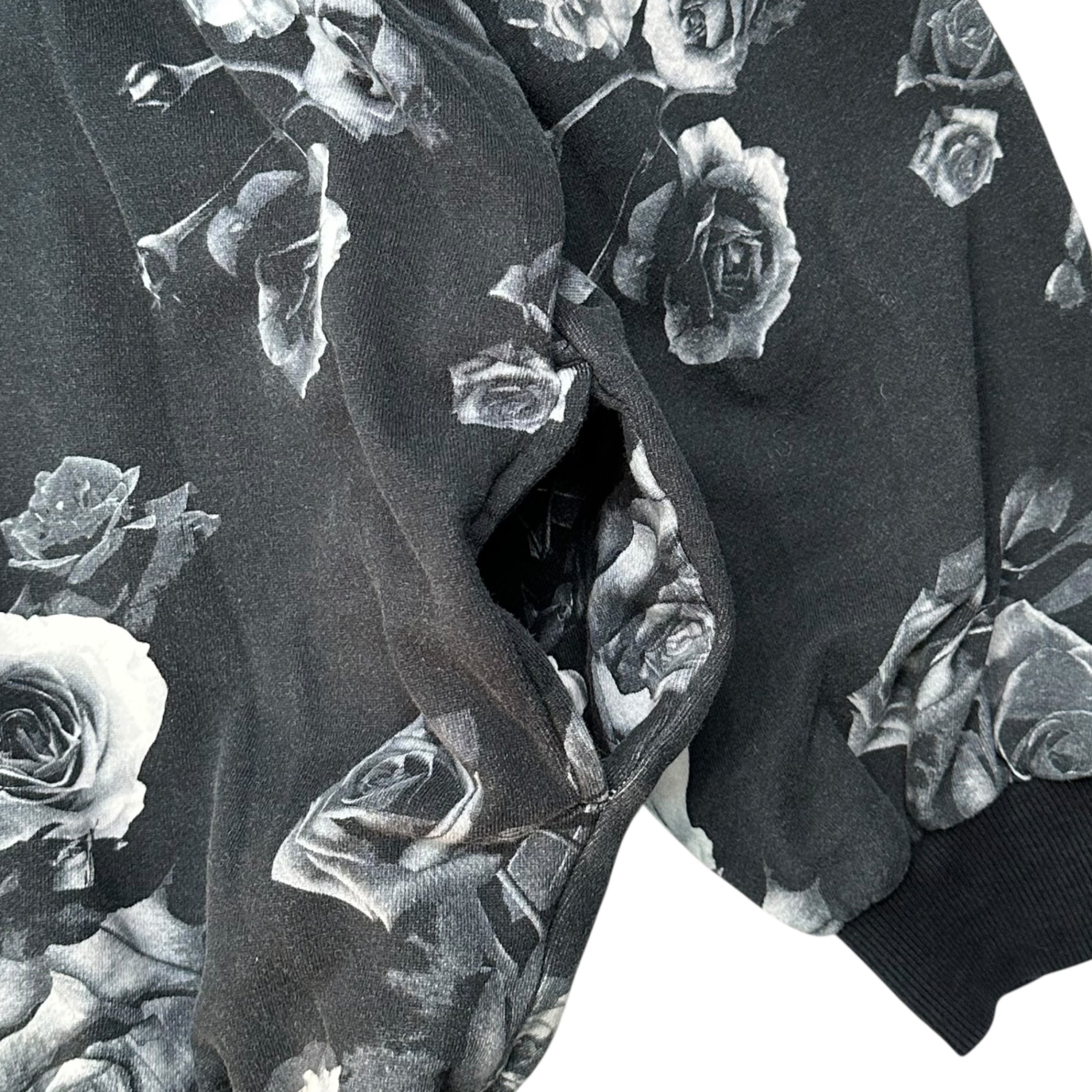 シヴァーライズ薔薇柄パーカー CIVARIZE(シヴァーライズ) 20SS Rose Print Pullover Hoodie 薔薇