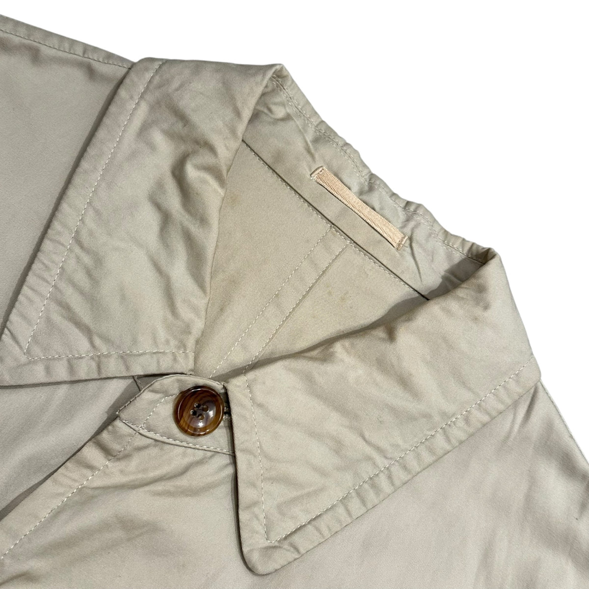 COMME des GARCONS HOMME(コムデギャルソンオム) 1994SS Cotton Single Atelier Coat コットン シングル アトリエ コート HC-100010  M ベージュ AD1993 90s 田中啓一デザイン 田中オム アーカイブ