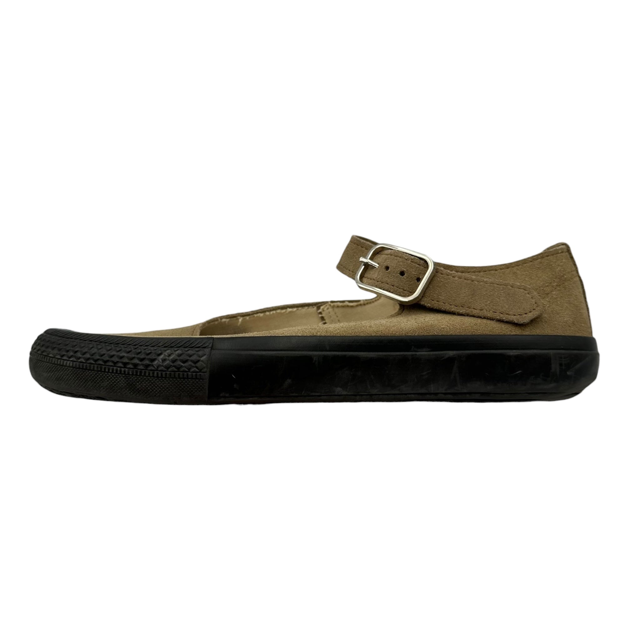 COMME des GARCONS(コムデギャルソン) Suede Mary Jane Flat Sneakers