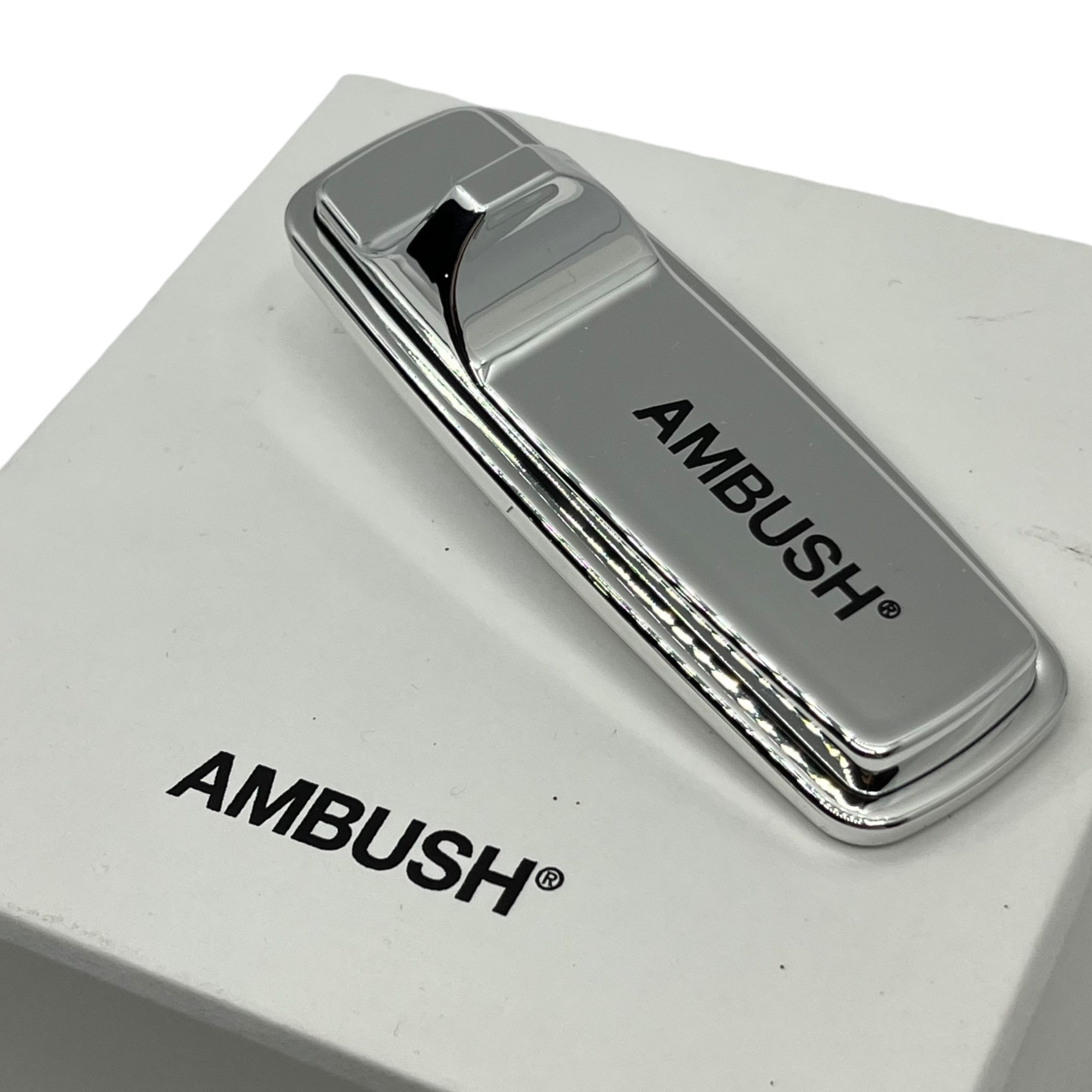 AMBUSH(アンブッシュ) 19AW SECURITY TAG PIN セキュリティ タグ ピン 12111360 シルバー ブローチ ピンズ バッチ