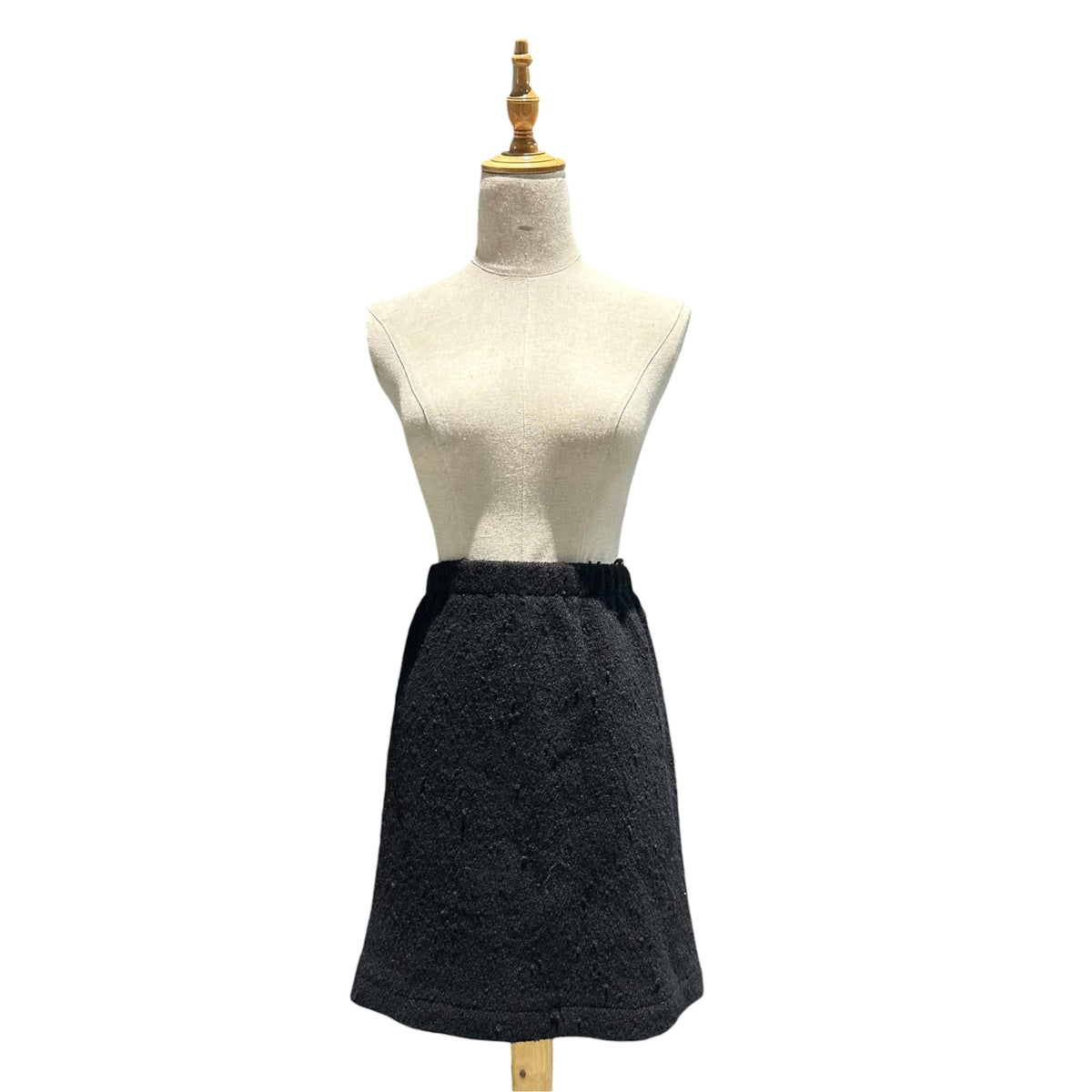 COMME des GARCONS(コムデギャルソン) 1991AW Wool Felted Tight Skirt ウール縮絨 タイト スカート GS-05061S FREE ブラック AD1991 90s アーカイブ