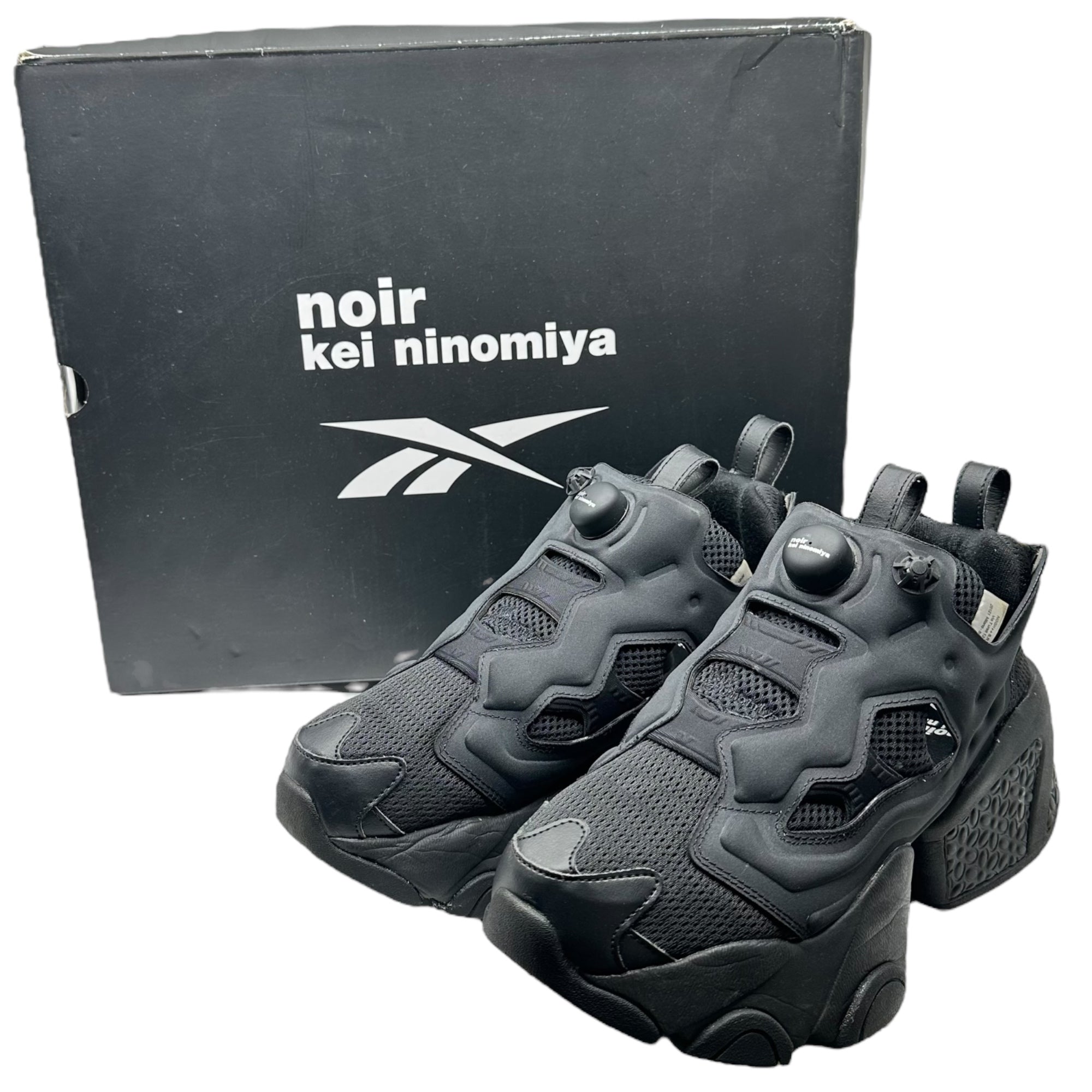 noir kei ninomiya×Reebok(ノワールケイニノミヤ×リーボック) 24AW INSTA PUMP PLATFORM インスタ ポンプ プラットフォーム RMIA06ZC99MAT0011000 27cm ブラック 厚底スニーカー 箱付