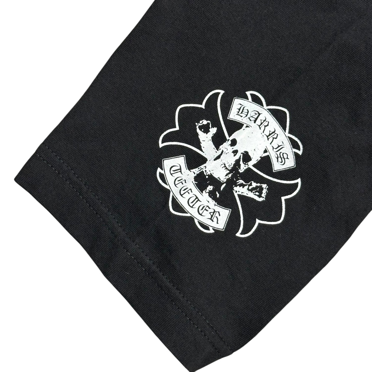 CHROME HEARTS(クロムハーツ) Old CH Foti Print T-Shirt オールド フォティ スカル プリント Tシャツ M ブラック×ホワイト