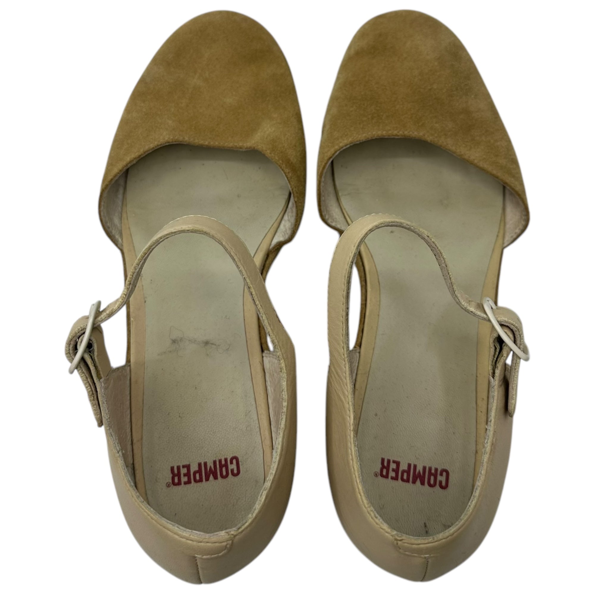 CAMPER(カンペール) Laika ウェッジソール サンダル 厚底 39(24.5cm) ベージュ