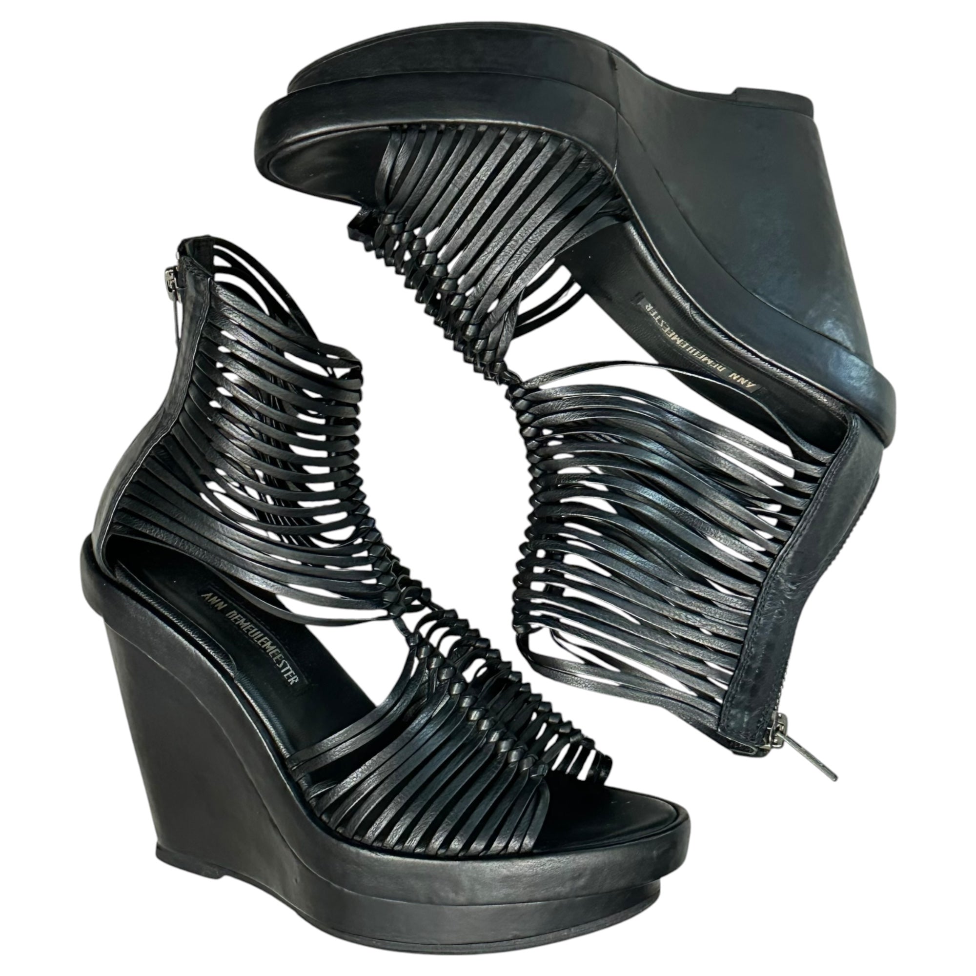 ANN DEMEULEMEESTER(アンドゥムルメステール) 12SS Gladiator Sandals