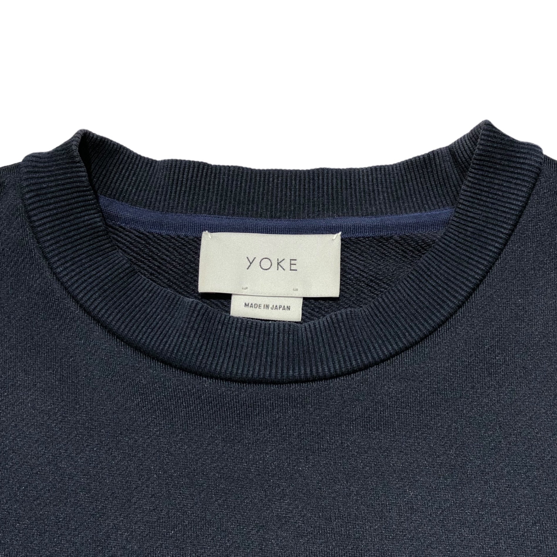 YOKE(ヨーク) Oversized side zip sweatshirts オーバーサイズ サイドジップ スウェット YK19SS0028CS S ネイビー