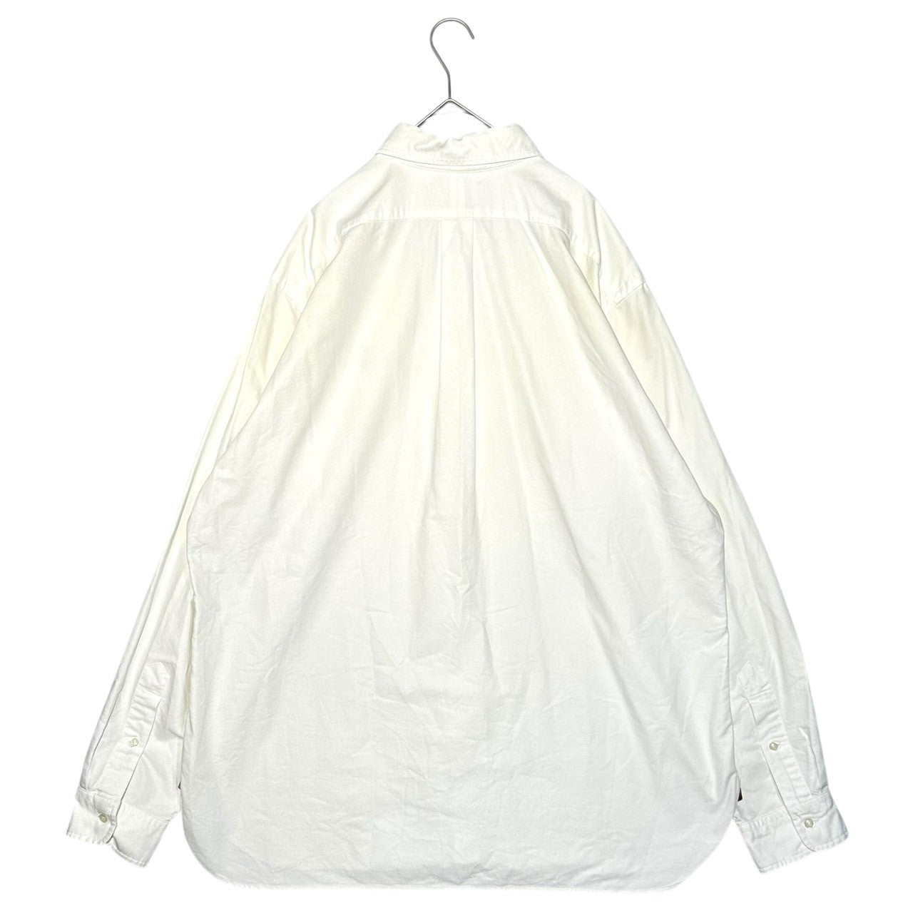RALPH LAUREN(ラルフローレン) CLASSIC FIT Pony Logo BD L/S Shirt ポニー ロゴ  ビッグサイズ 長袖 シャツ XL ホワイト
