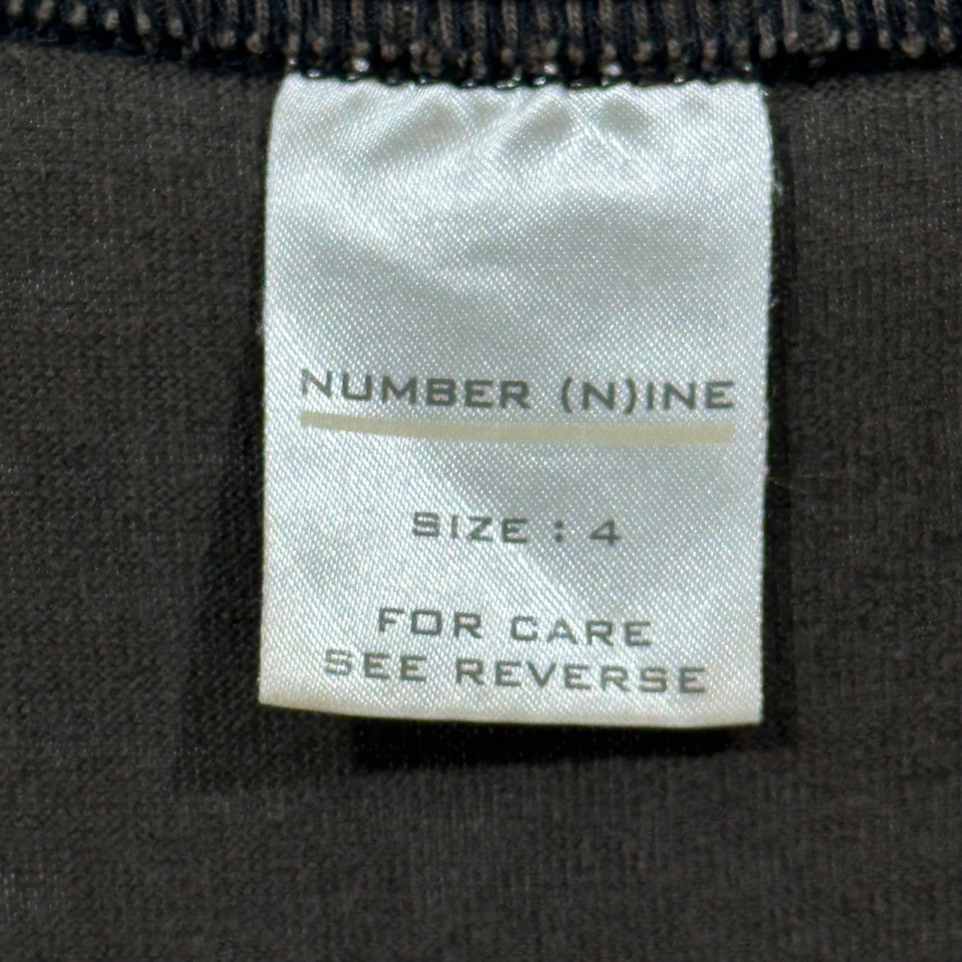 NUMBER (N)INE(ナンバーナイン) 2001SS ”TIME” Perforated skull tank top タイム期 穴あき ドクロ スカル プリント タンクトップ 4(L) チャコールグレー 00's Archive アーカイブ 稀少サイズ