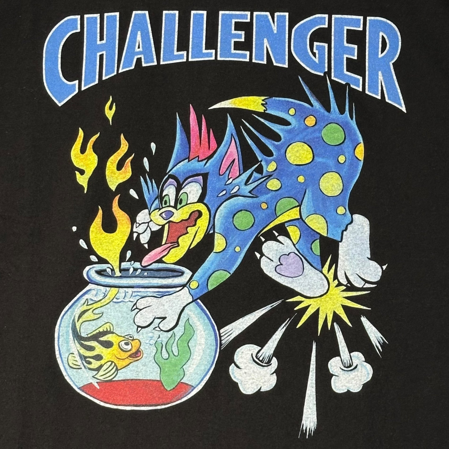 CHALLENGER(チャレンジャー) VERSUS TEE グラフィック Tシャツ CLG-TS 022-010 XL ブラック