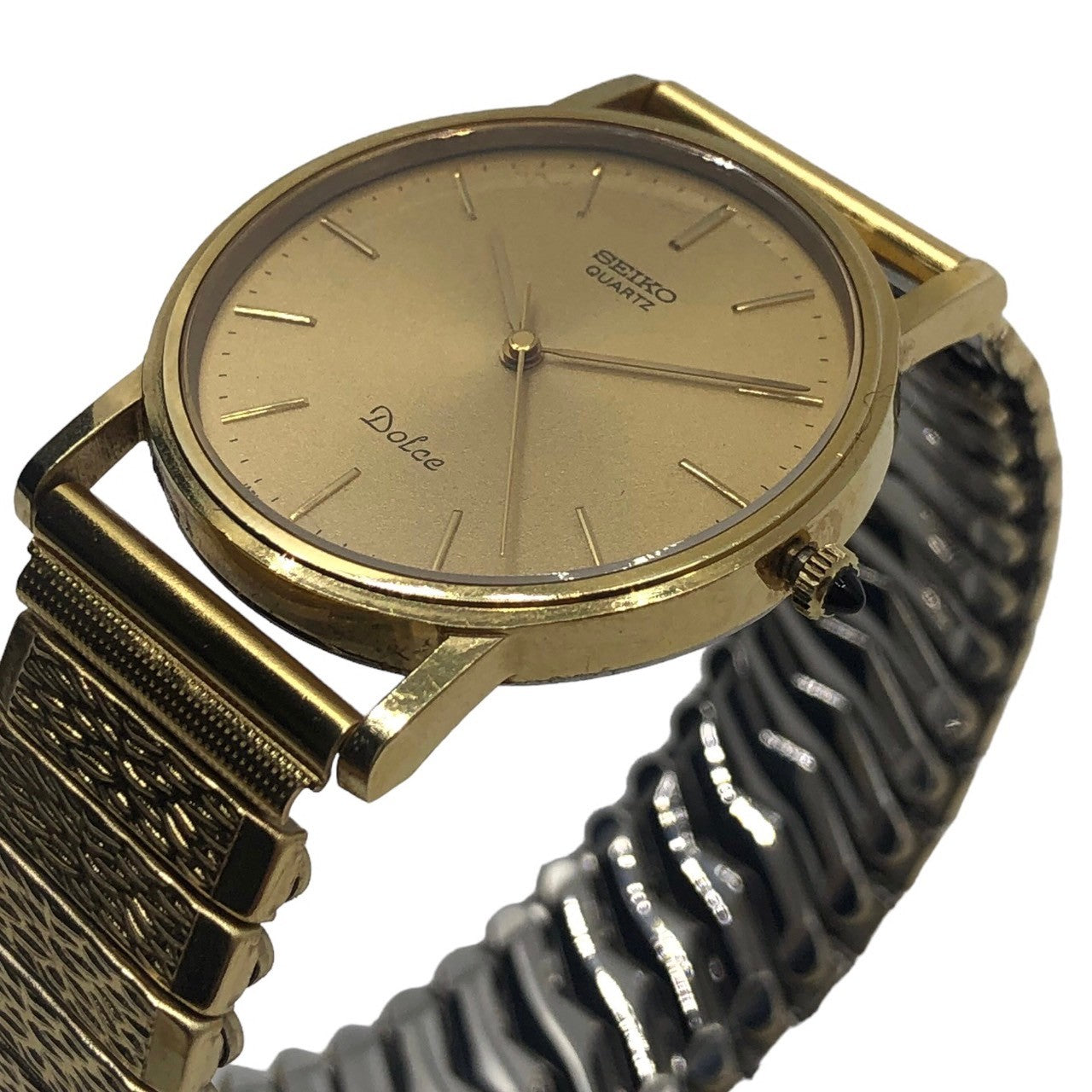 SEIKO(セイコー) 14K vintage watch ヴィンテージ クオーツ ウォッチ 7731-7000 ゴールド 腕時計 Dolce ドルチェ