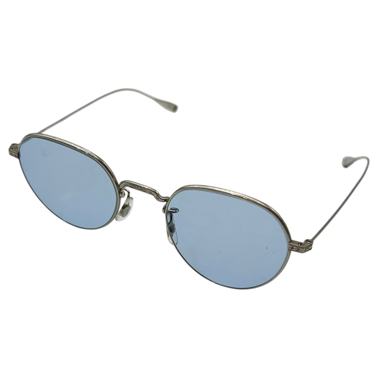 EYEVAN(アイヴァン) Epitome - Silver エピトーム メタル リム サングラス 48□22-145 シルバー ブリーズブルー25％ 眼鏡 メガネ