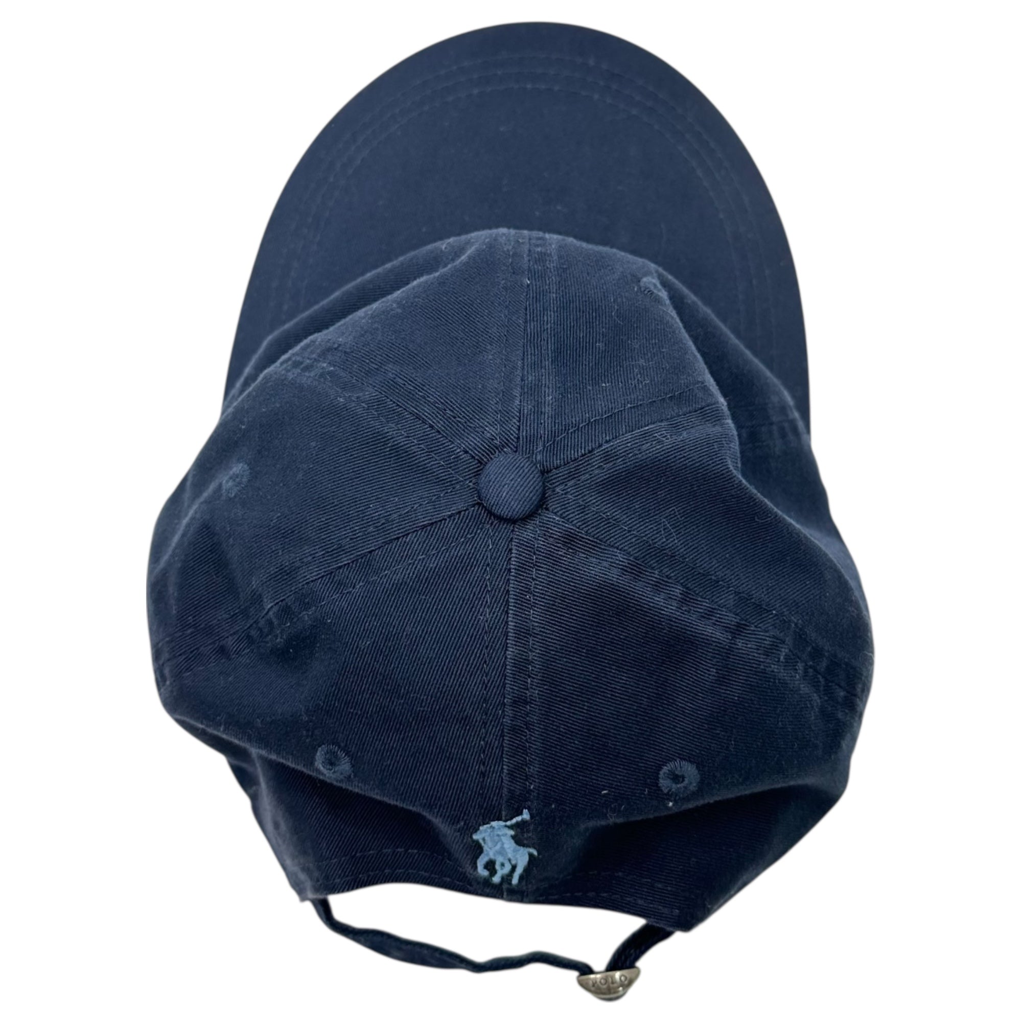 POLO RALPH LAUREN(ポロラルフローレン) Back Embroidered 6-Panel Cap バック 刺繍 6パネル キャップ ネイビー タグ切り取り