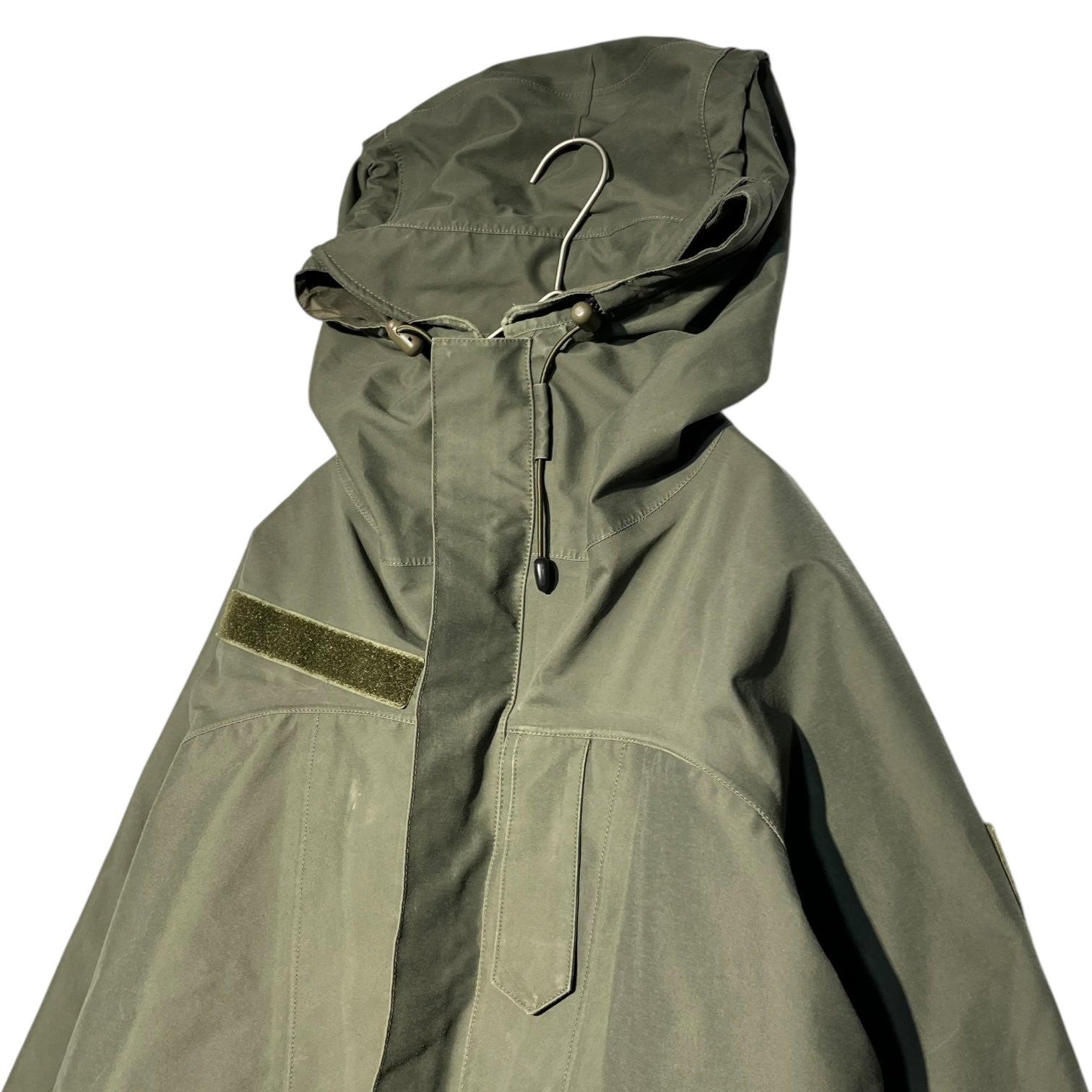 MILITARY(ミリタリー) Austrian Army Ripstop Gore-Tex Jacket オーストリア軍 リップストップ ゴアテックス ジャケット 88u.92 III/IV XL程度 カーキ