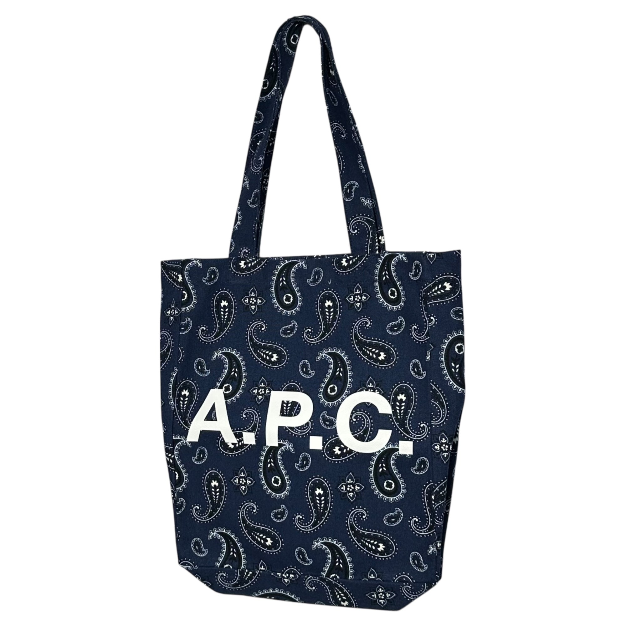 A.P.C.(アーペーセー) Paisley Tote Bag ペイズリー トート バッグ ブルー