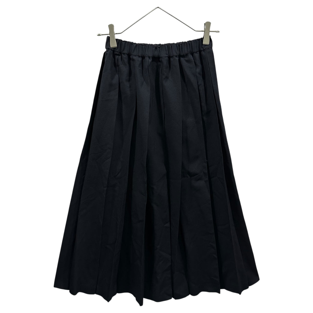 robe de chambre COMME des GARCONS(ローブドシャンブルコムデギャルソン) 1998SS Long Wool Gabardine Pleated Skirt ウール ギャバジン ロング プリーツ スカート RS-040030 FREE ダークネイビー AD1997 90s アーカイブ