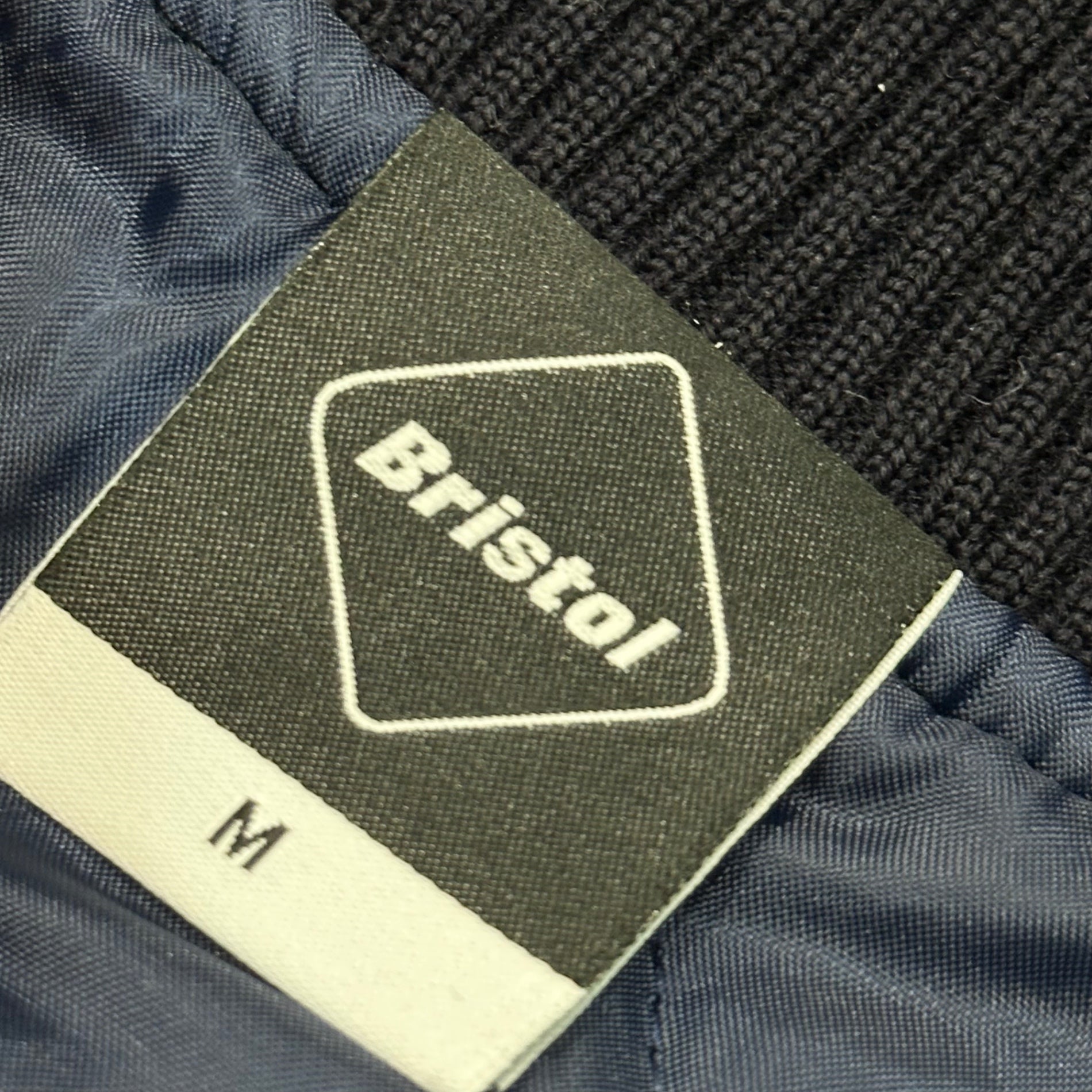 F.C.Real Bristol FCRB(エフシーレアルブリストル) 17AW CIRCLE STAR STADIUM BLOUSON サークル スター スタジアム ブルゾン FCRB-178040 M ブラック×ホワイト ジャケット