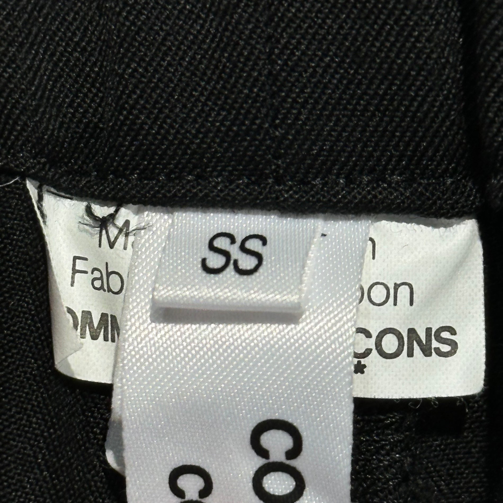 COMME des GARCONS COMME des GARCONS(コムデギャルソンコムデギャルソン) 06AW 6-pocket decorative straight slacks pants 6段 ポケット 装飾 ストレート スラックス パンツ RR-P002 SS ブラック AD2006