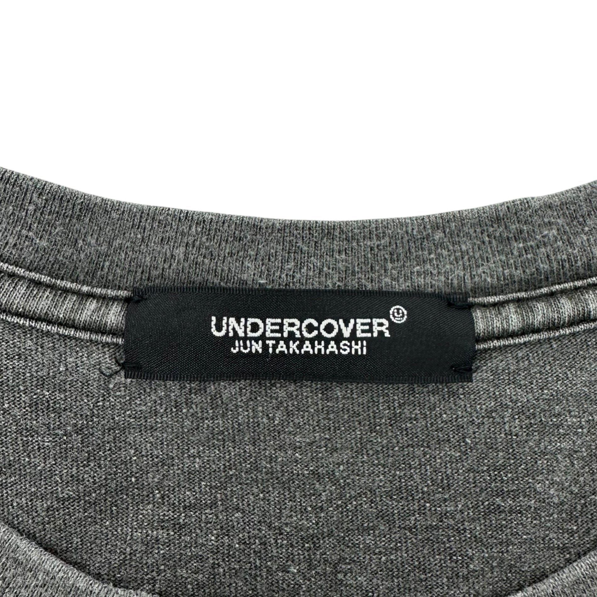 UNDERCOVER(アンダーカバー) 24SS UC RECORDS TEE グラフィック フェード加工 半袖 Tシャツ UC1D9810-3 3 グレー