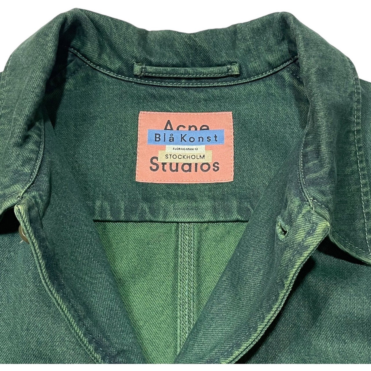 Acne Studios(アクネストゥディオズ) Bridge Over denim jacket デニム ジャケット カバーオール 22V182-390 SIZE 46(M~L) グリーン