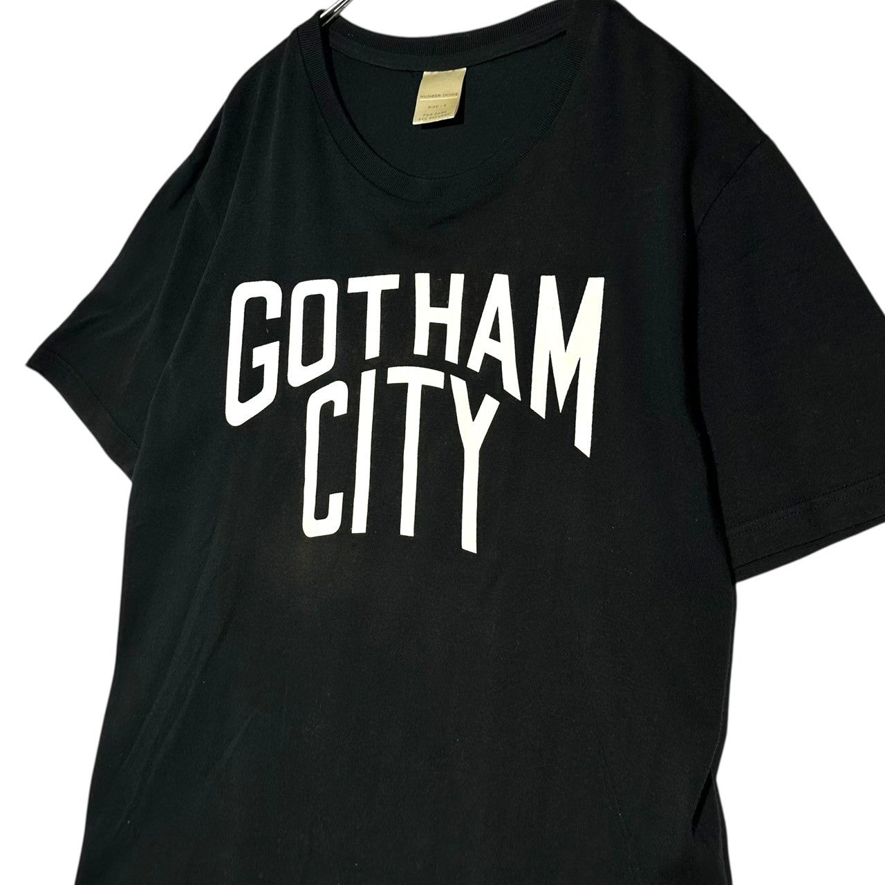 NUMBER (N)INE(ナンバーナイン) 02SS Modern Age GOTHAM CITY Print T-shirt モダンエイジ期 ゴッサムシティー プリント Tシャツ 3(M) ブラック 宮下貴裕 本人期
