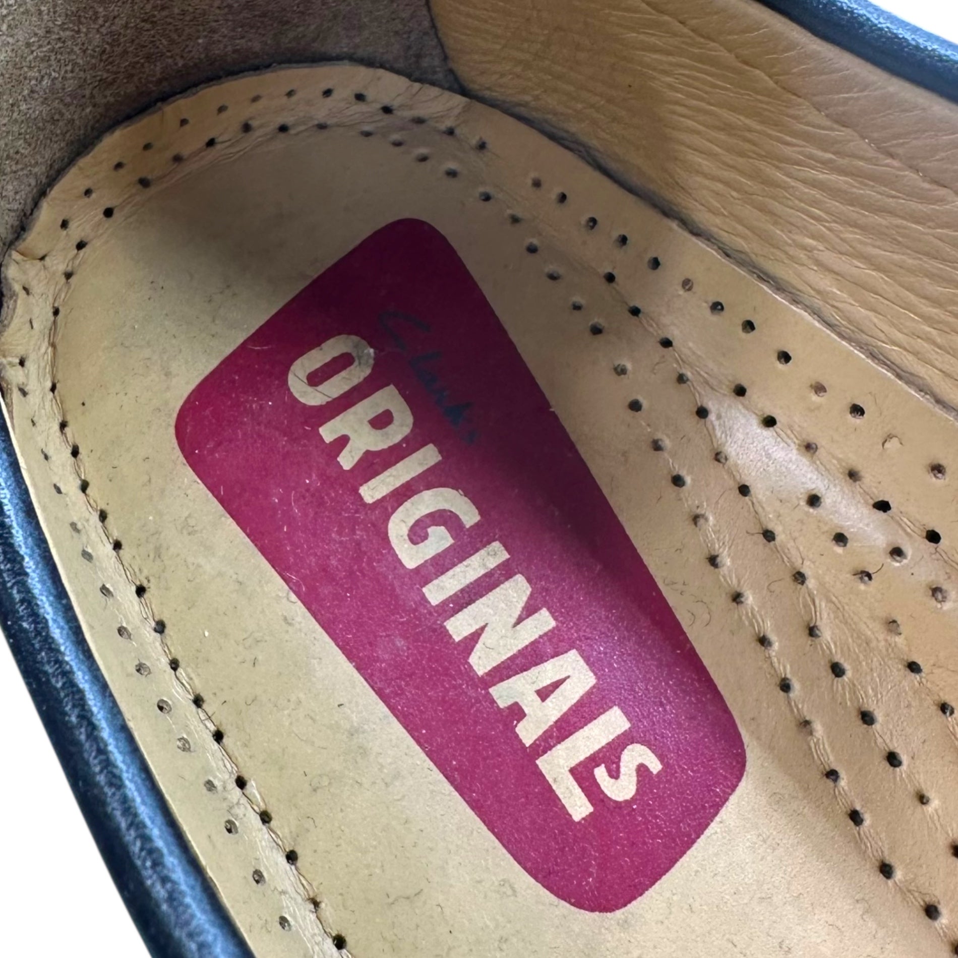 clarks(クラークス) Natalie ナタリー 1115 UK 8G ブラック モカシン レザー シューズ