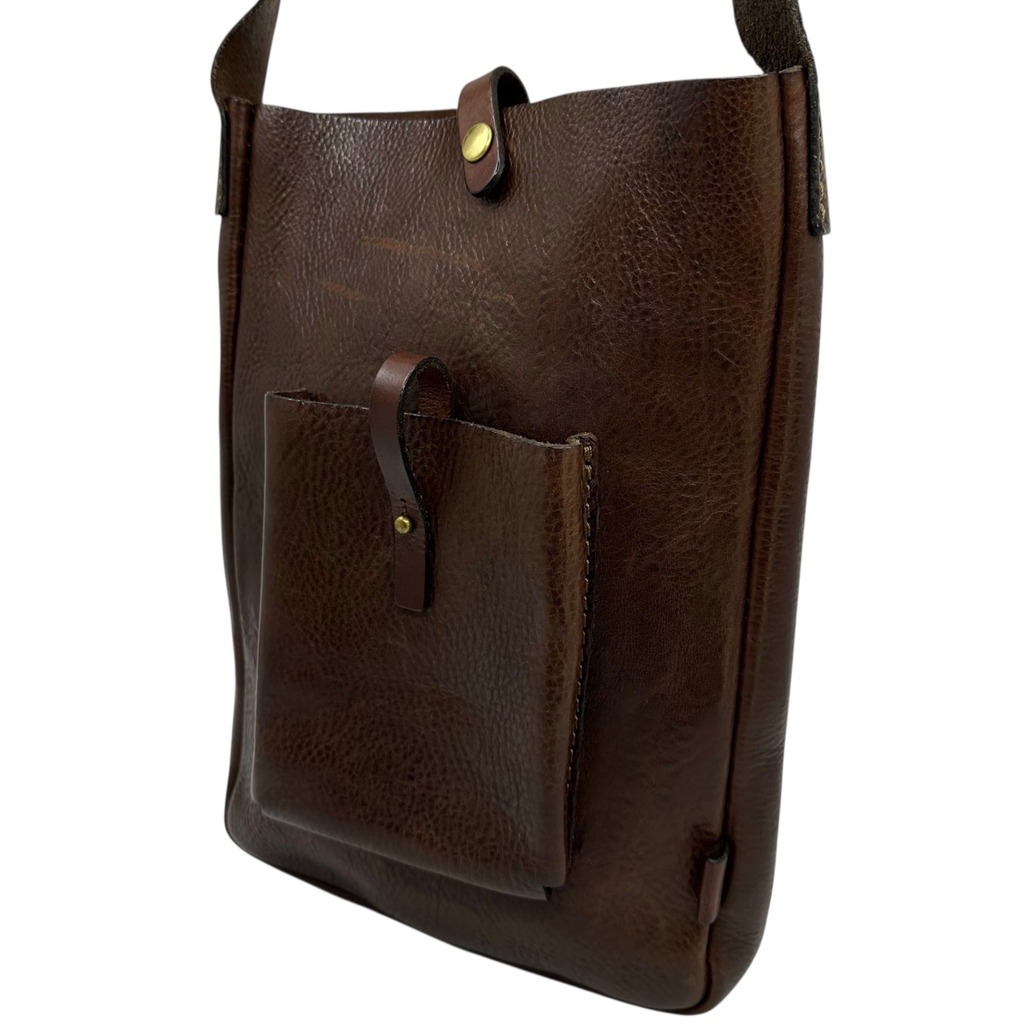HERZ(ヘルツ) Leather Shoulder Bag レザー ショルダー バッグ ブラウン