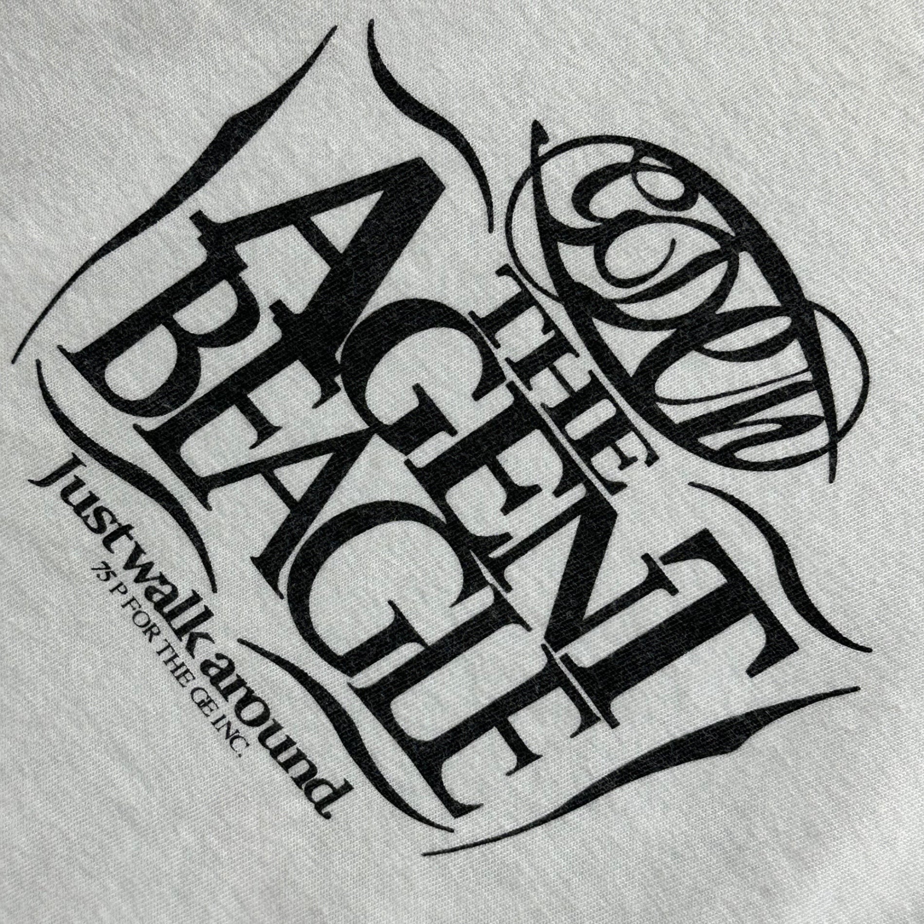 GOODENOUGH(グッドイナフ) 2015's Beagle dog print s/s T-shirt ビーグル犬 プリント 半袖 Tシャツ L ホワイト