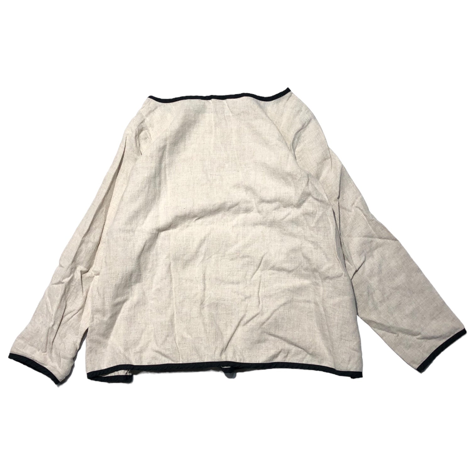 bisque by nest robe(ビスキバイネストローブ) piping linen blouse パイピング リネン ブラウス 03143-3363 FREE ベージュ