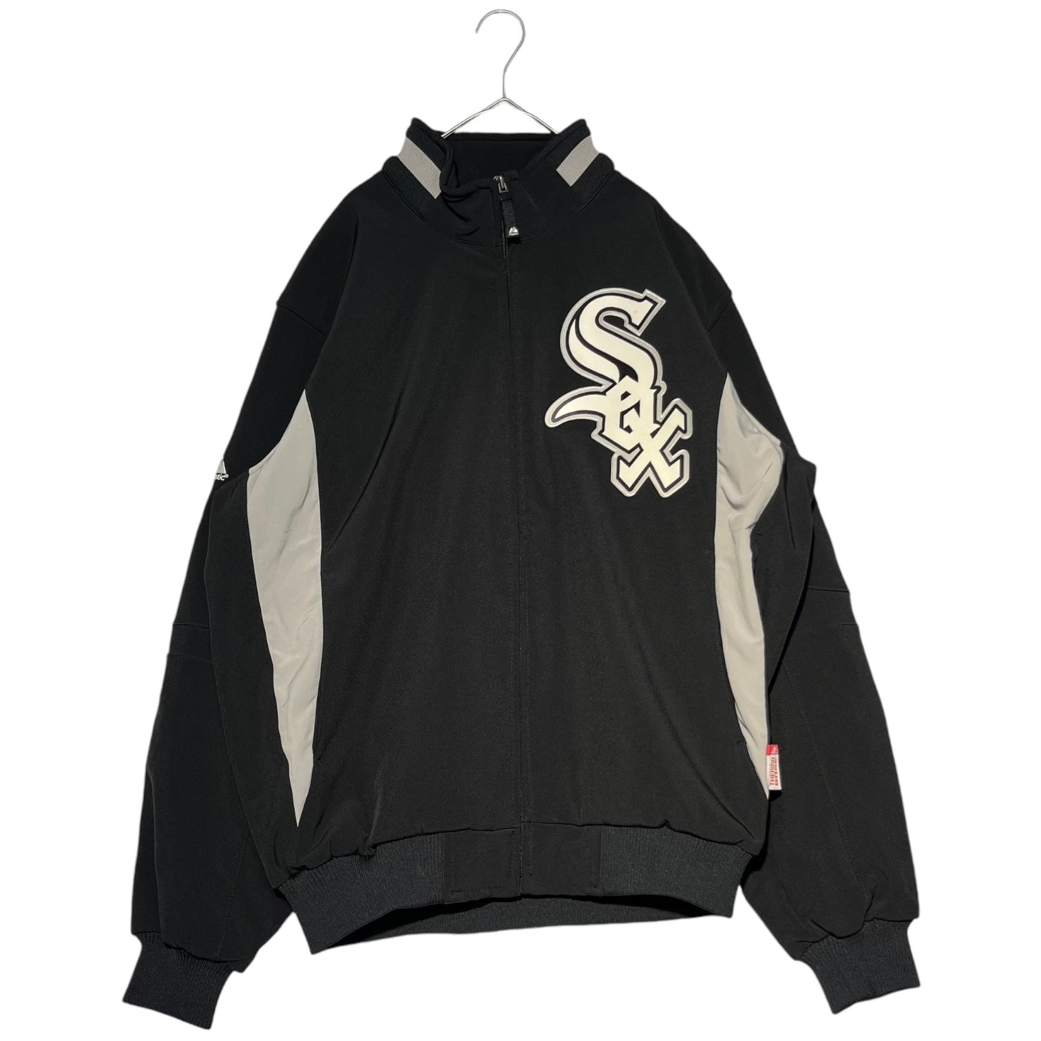 MAJESTIC(マジェスティック) ”Chicago White Sox” team blouson チーム ブルゾン L ブラック トラック フリース ジャケット ジップ