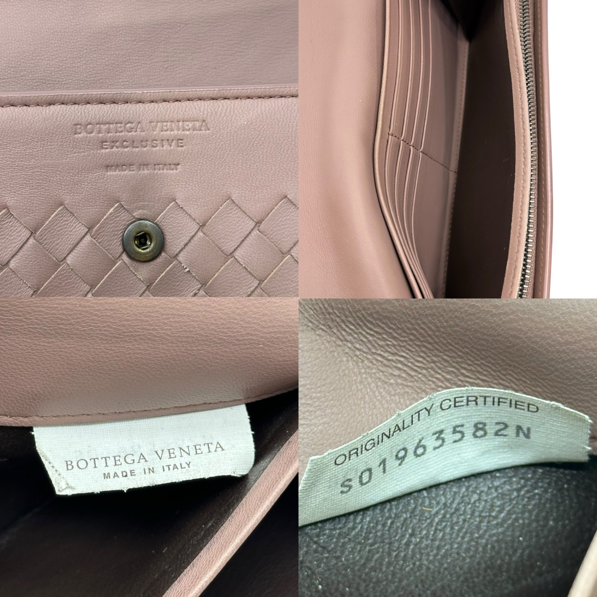 BOTTEGA VENETA(ボッテガヴェネタ) Intrecciato Ribbon-Decorated Long