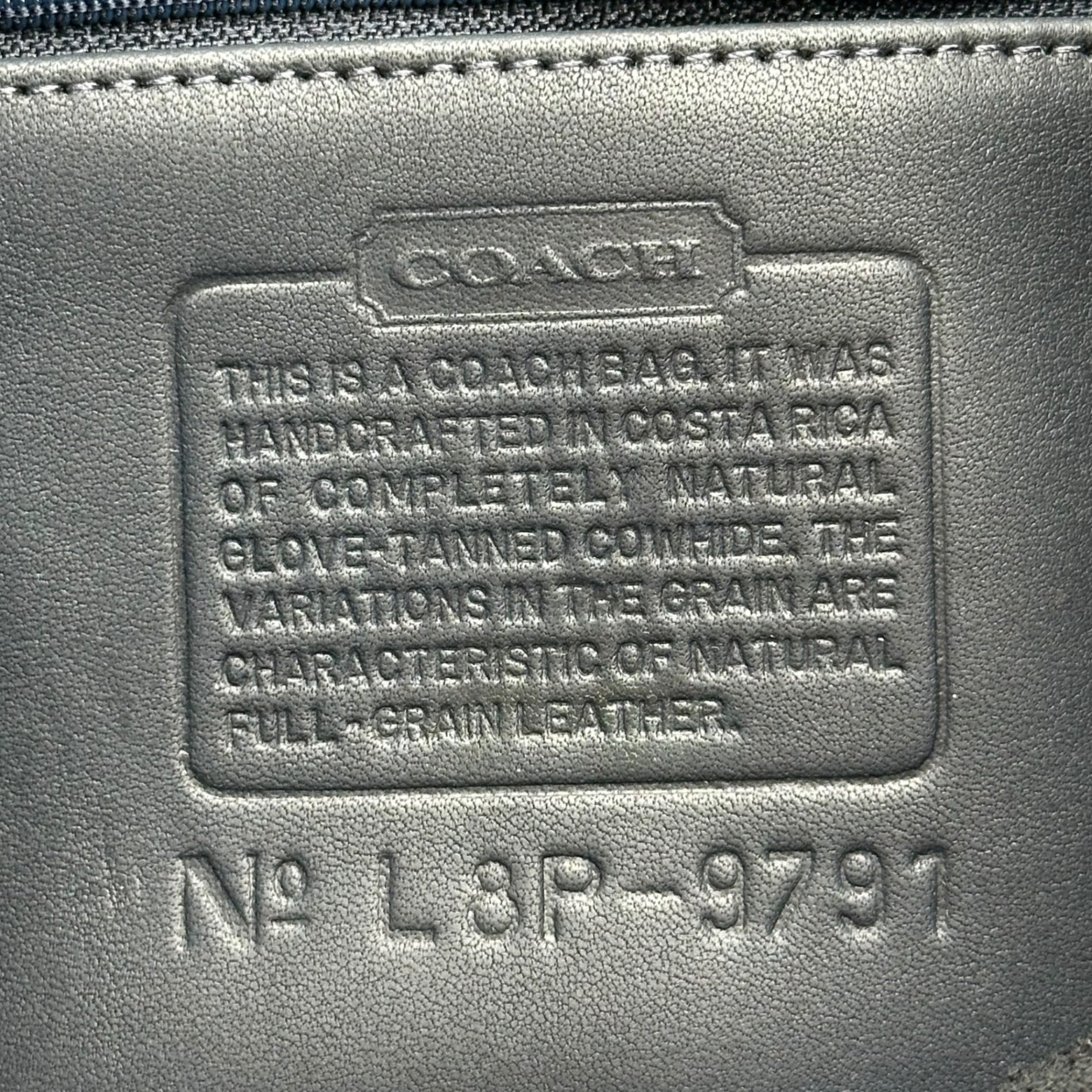 OLD COACH(オールドコーチ) Leather backpack レザー リュック 9791 ダークネイビー