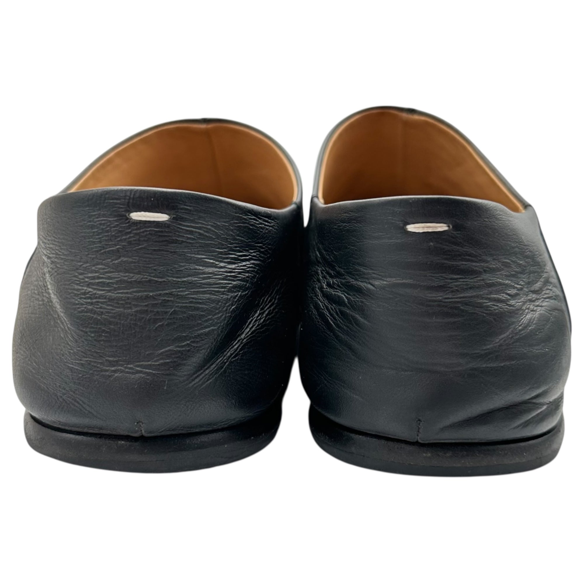 MAISON MARGIELA(メゾンマルジェラ) TABI Babouche 足袋 バブーシュ S57WR0051 40(26cm程度) ブラック タビ レザー スリッポン ローファー シューズ