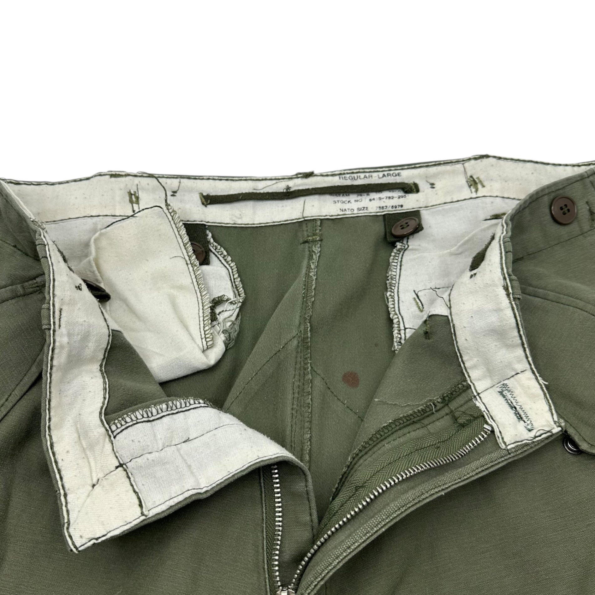 US ARMY(アメリカ軍) ~60's M-1951 Military Cargo Trouser Pants ミリタリー カーゴ トラウザー パンツ REGULAR-LARGE セージグリーン 60年代 ヴィンテージ フィールド