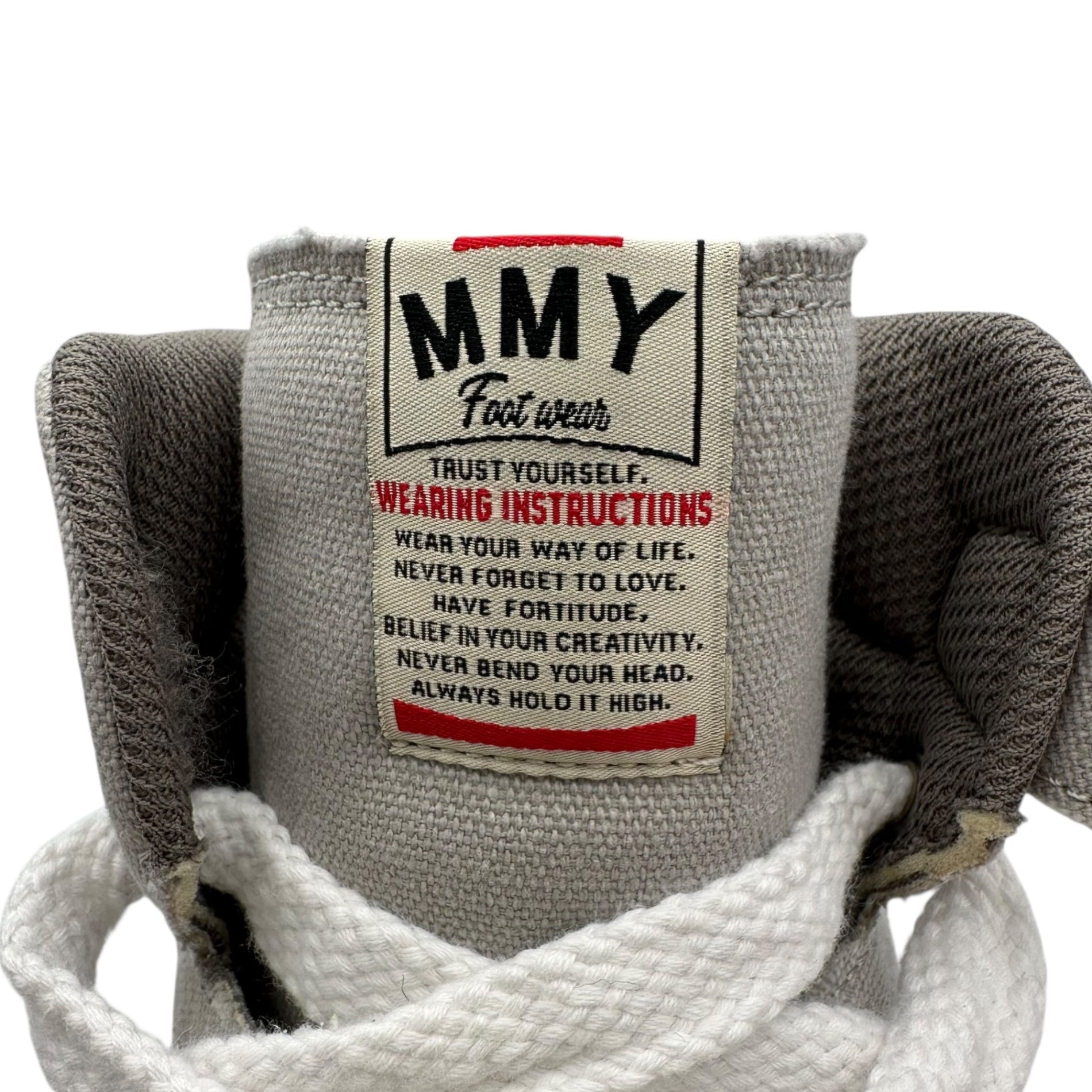 Maison MIHARA YASUHIRO(メゾンミハラヤスヒロ) Canvas High-Top Sneakers キャンバス ハイカット スニーカー A08FW703 42 グレー