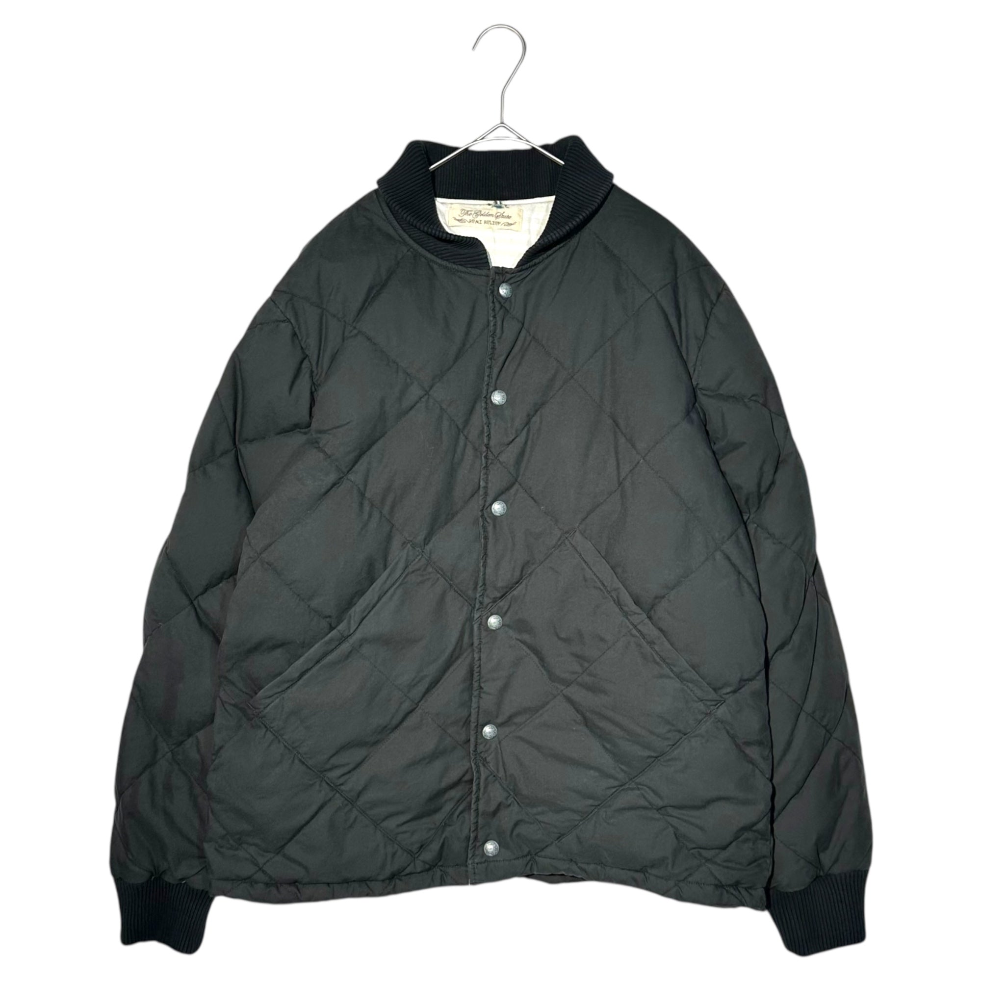 REMI RELIEF×BEAMS PLUS(レミレリーフ×ビームスプラス) 別注 Quilt Down Jacket キルティング ダウン ジャケット L ブラック キルト