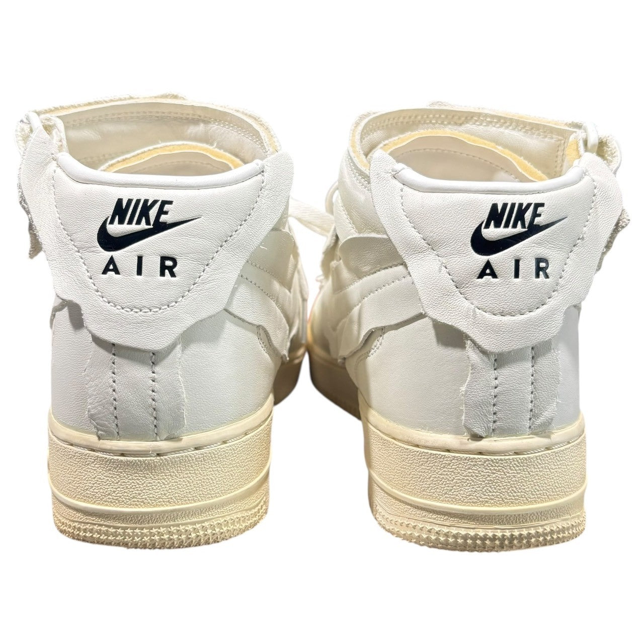 NIKE × COMME des GARÇONS(ナイキ × コムデギャルソン) Mid Air Force 1 エアフォースワン ミッドカット スニーカー DC3601-100 28.0cm ホワイト