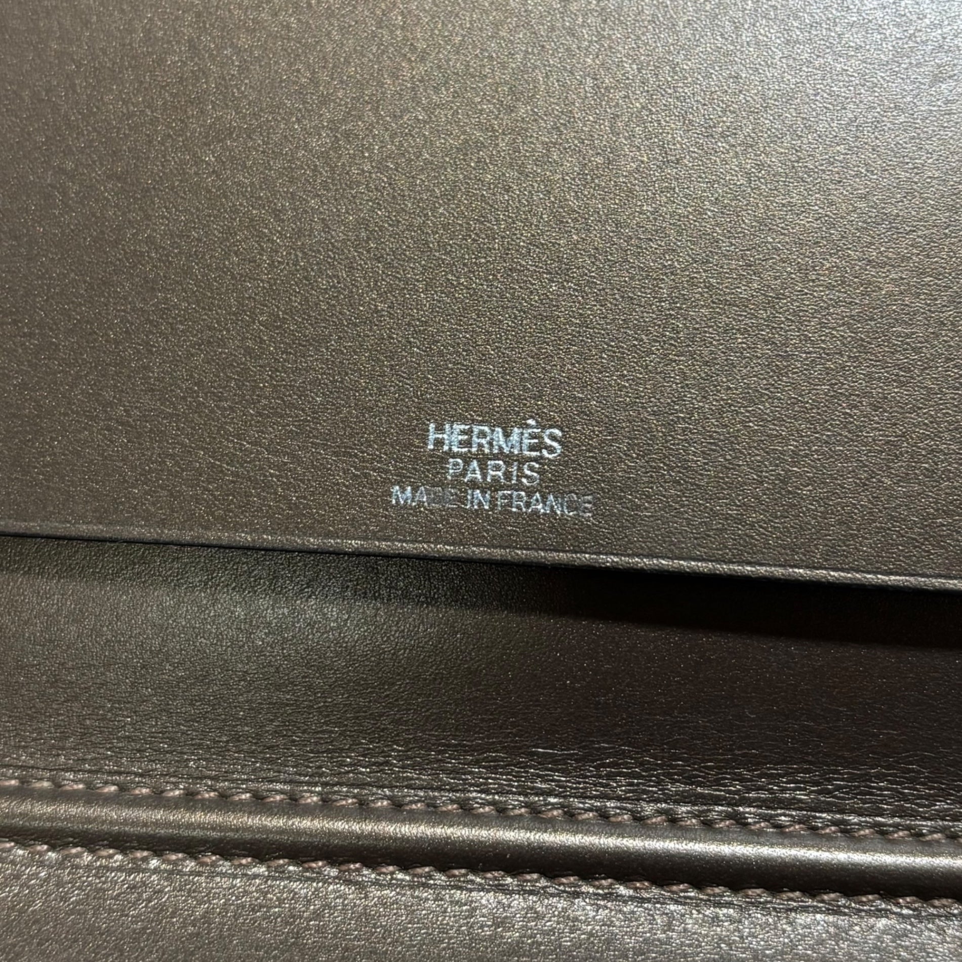 HERMES(エルメス) Agenda Vision アジェンダ ヴィジョン 手帳 レザー 手帳カバー □H 2004年製造 ブラウン系