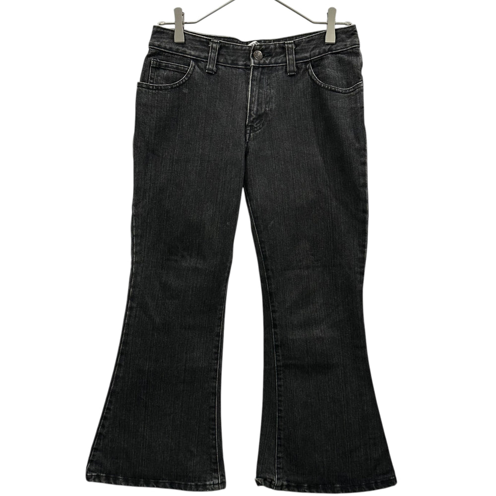 JUNYA WATANABE COMME des GARCONS(ジュンヤワタナベコムデギャルソン) Washed Flare Denim Pants ウォッシュ加工 フレア デニム パンツ 表記消(S程度) グレー