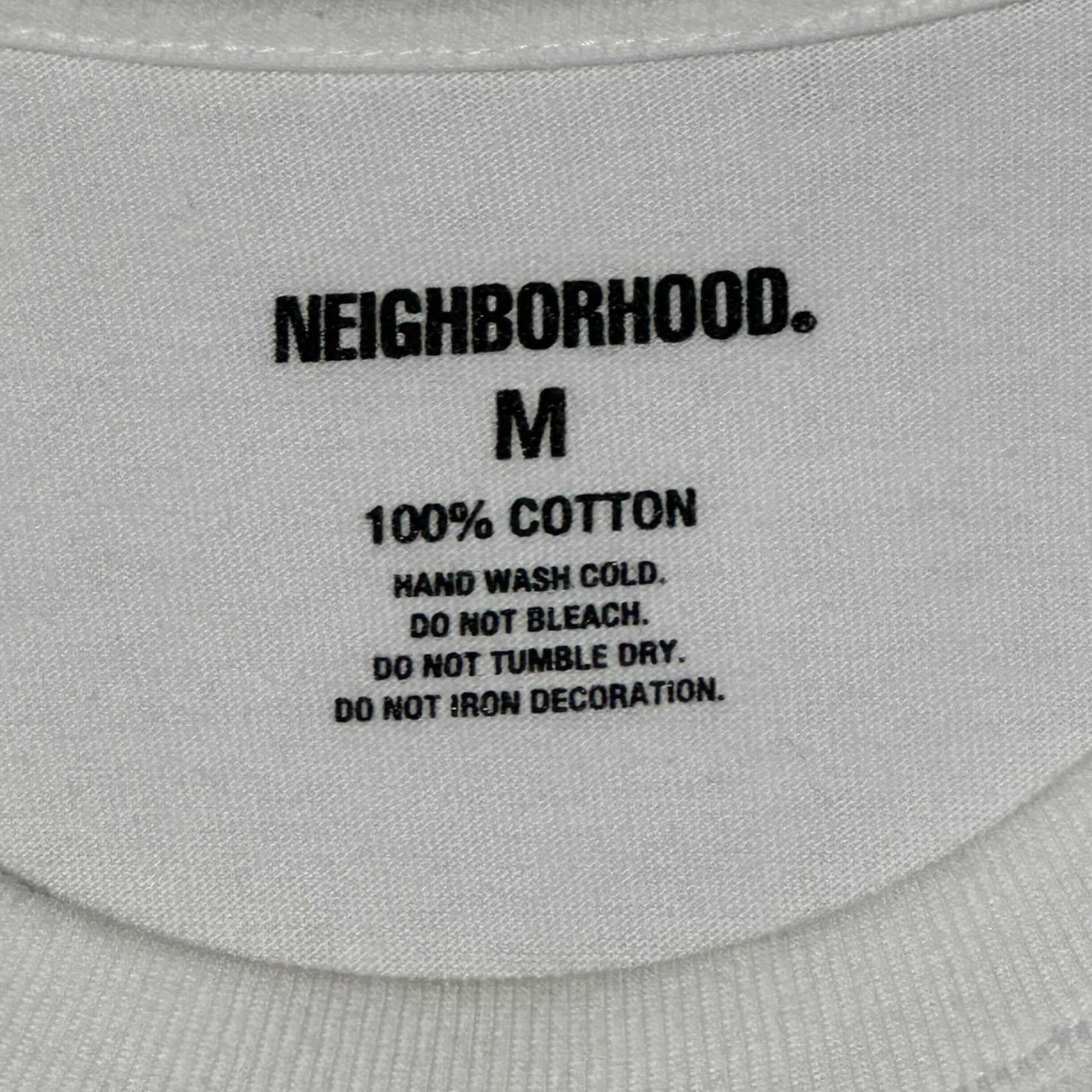 NEIGHBORHOOD(ネイバーフッド) 24SS NH.TEE SS-7 プリント 半袖 Tシャツ 241PCNH-ST07 M ホワイト