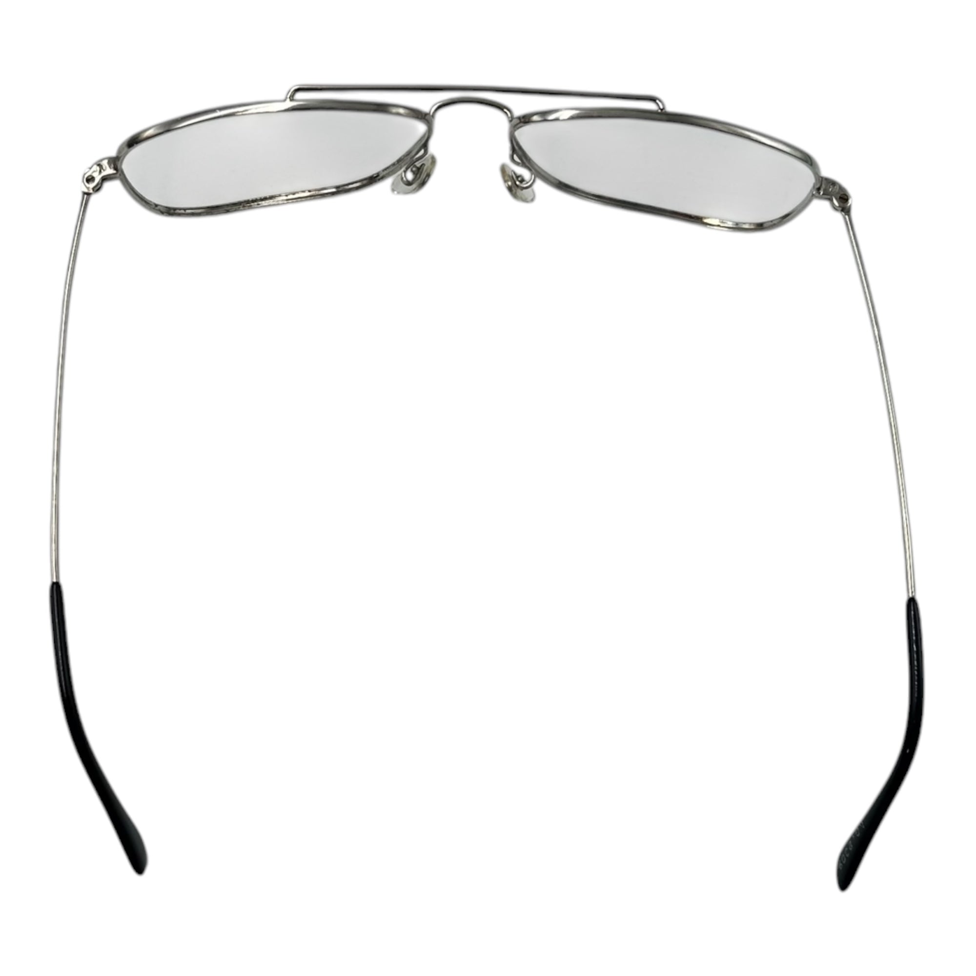 frame france(フレームフランス) 1970's Double bridge aviator sunglasses 2 ブリッジ ティアドロップ フレーム シルバー 70年代 メタル ダブル